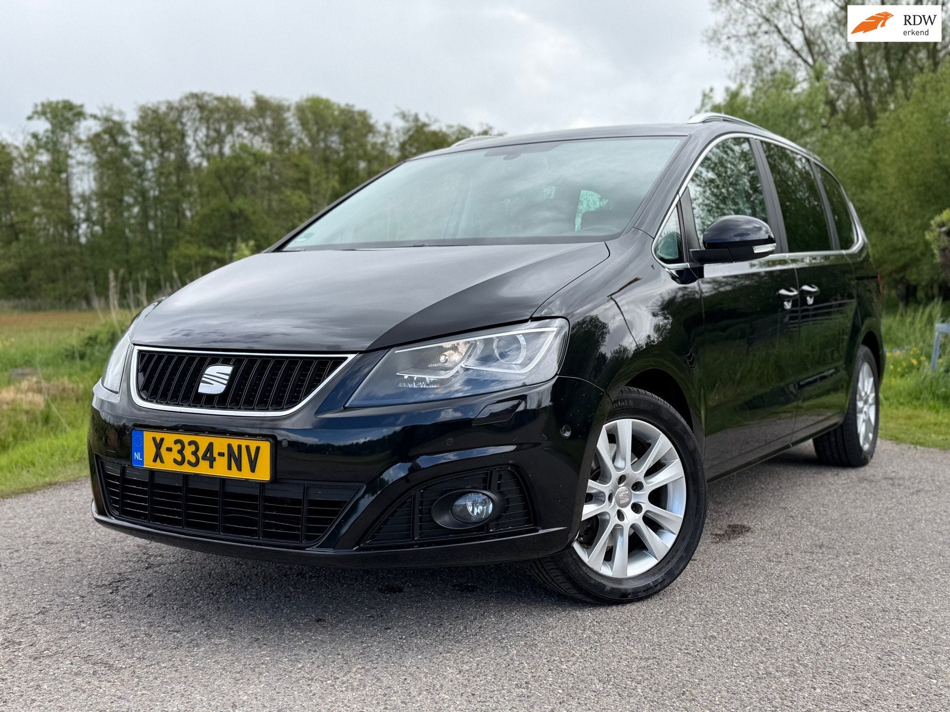 Seat Alhambra 1.4 TSI Reference 7persoons / Automaat / Perfe, Auto's, Euro 5, Stof, Zwart, 4 cilinders