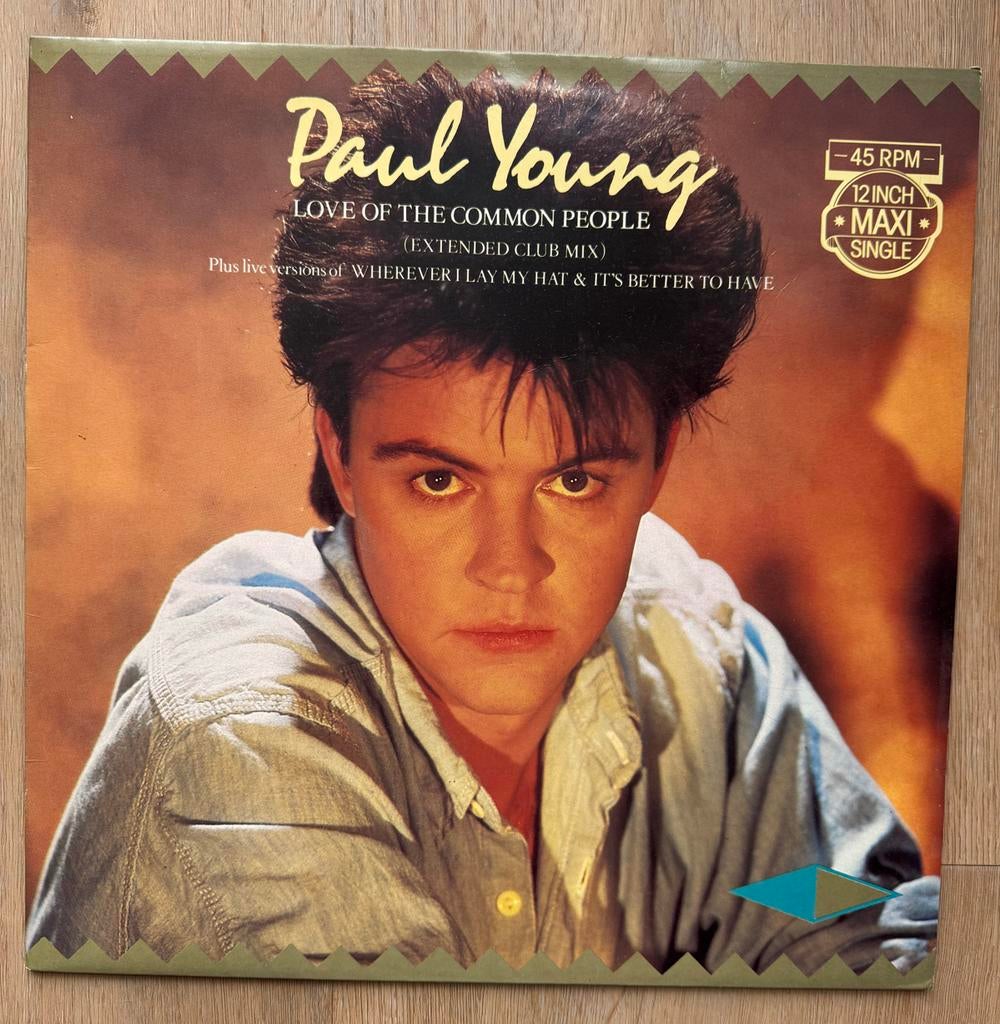 Paul Young - Love of the Common People Maxi-Single, Gebruikt, Maxi-single, Ophalen of Verzenden, Pop