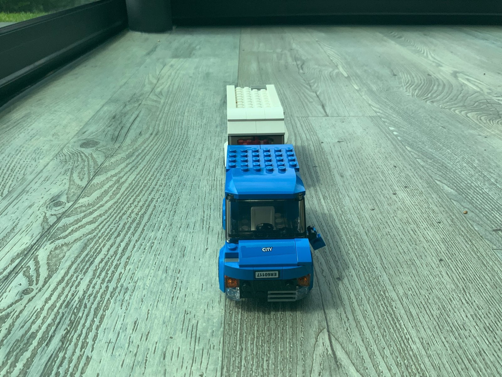 LEGO City 60117 Bestelwagen met Caravan (zonder doos), Ophalen of Verzenden, Gebruikt, Overige merken