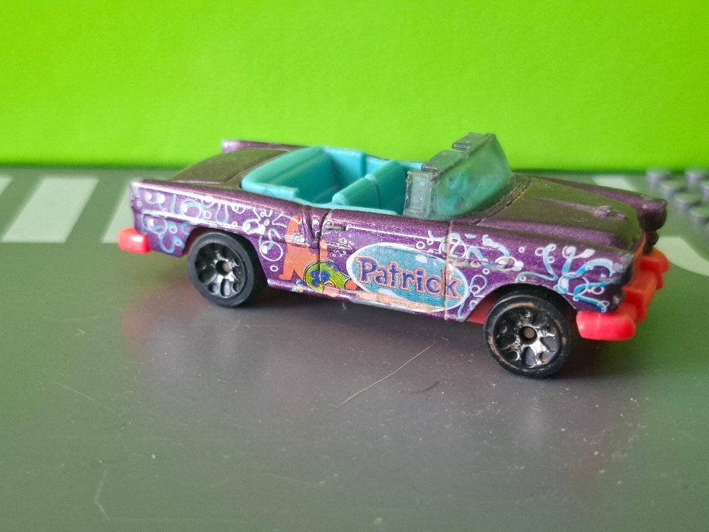 Matchbox - 1955 Chevy Bel Air - Patrick Spongebob 1/65 2, Ophalen of Verzenden, Gebruikt, Auto