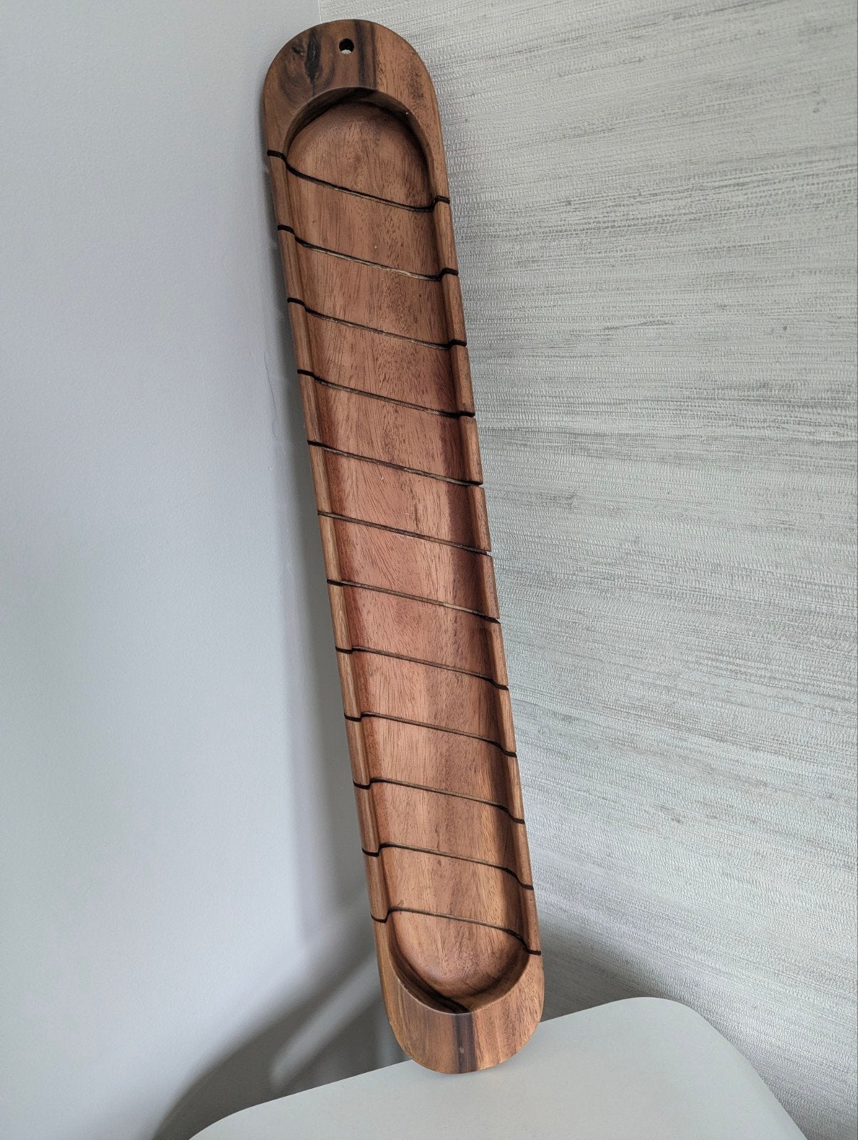 Houten Stokbroodplank met Snijgeleiders (Acaciahout), Ophalen of Verzenden