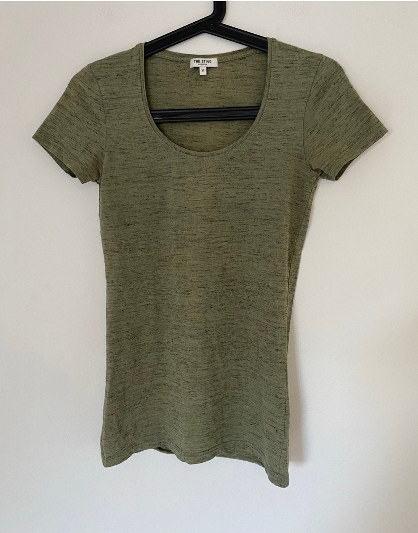 Dames shirt groen. maat xs, Kleding | Dames, T-shirts, The Sting, Verzenden, Zo goed als nieuw, Korte mouw