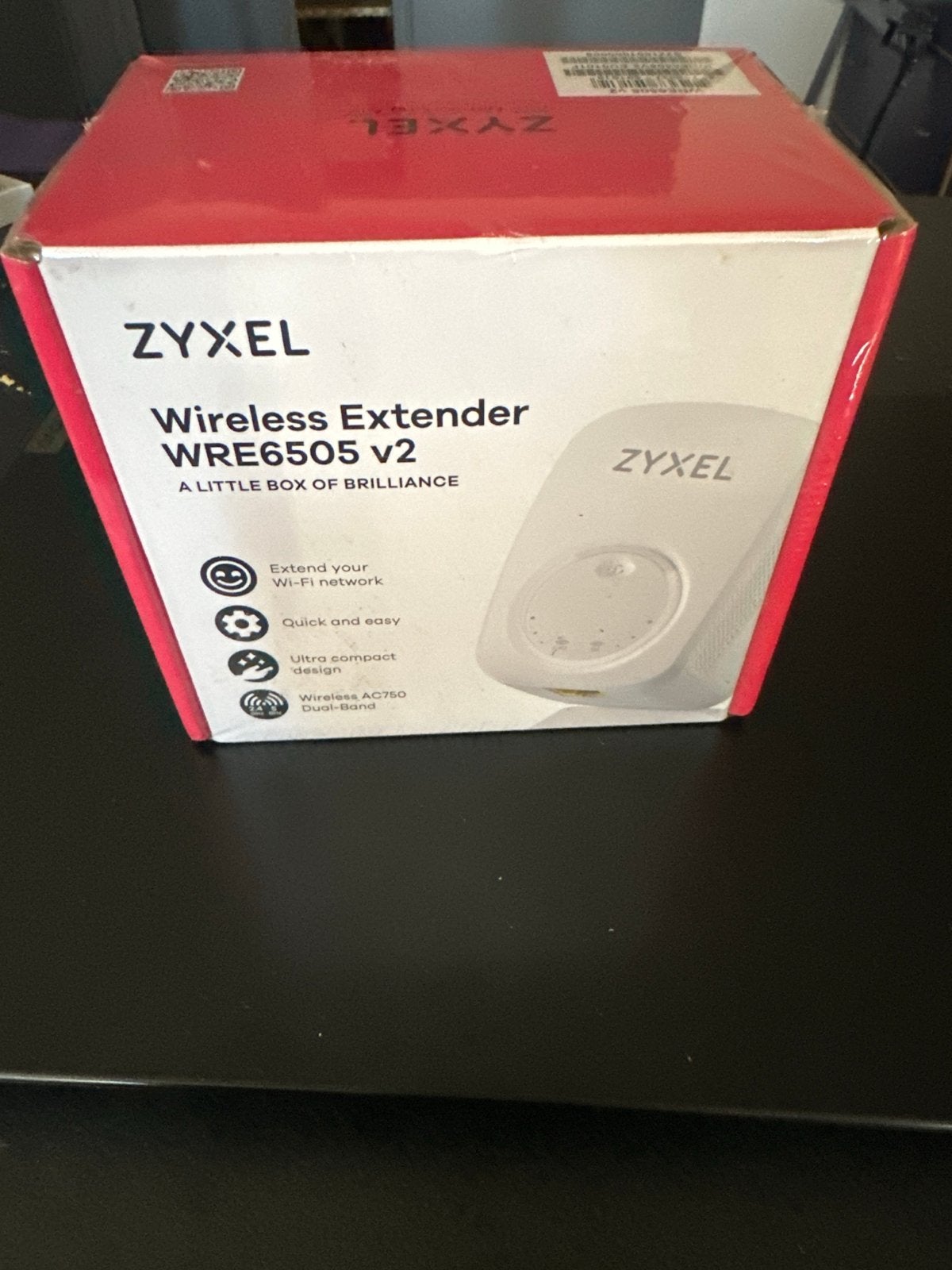 ZYXEL Wireless Extender WRE6505 v2 AC750 Dual-Band, Computers en Software, Routers en Modems, Ophalen of Verzenden, Nieuw, Router