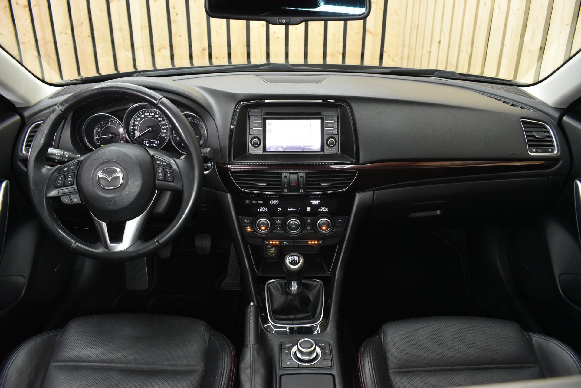 Mazda 6 Sportbreak 2.0 HP GT-M 95dkm Trekhaak Leer Navi Crui, Voorwielaandrijving, Gebruikt, 4 cilinders, 6 sportbreak
