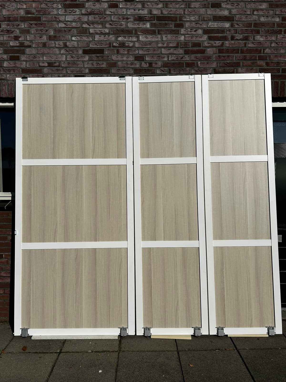 Schuifdeuren voor kast, met rails, Ophalen, Gebruikt, 25 tot 50 cm, 200 cm of meer