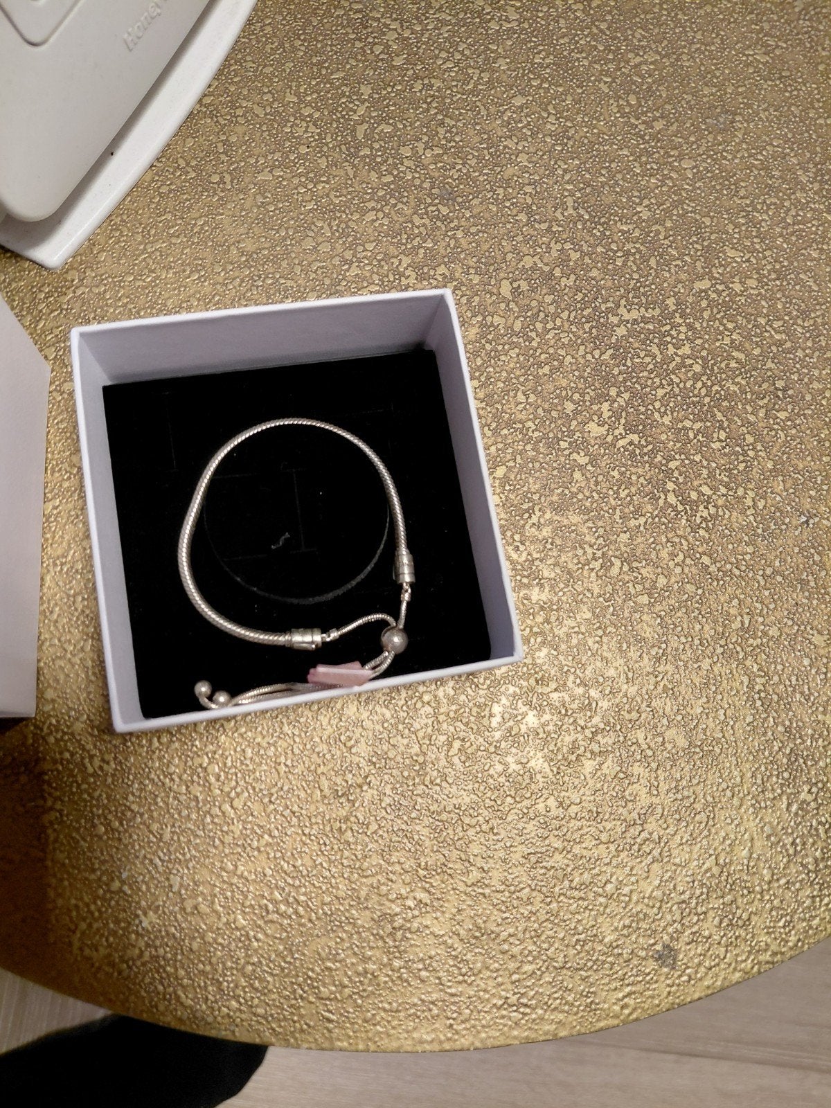 Pandora zilveren armband met verstelbare sluiting, Ophalen of Verzenden, Zo goed als nieuw, Zilver, Zilver
