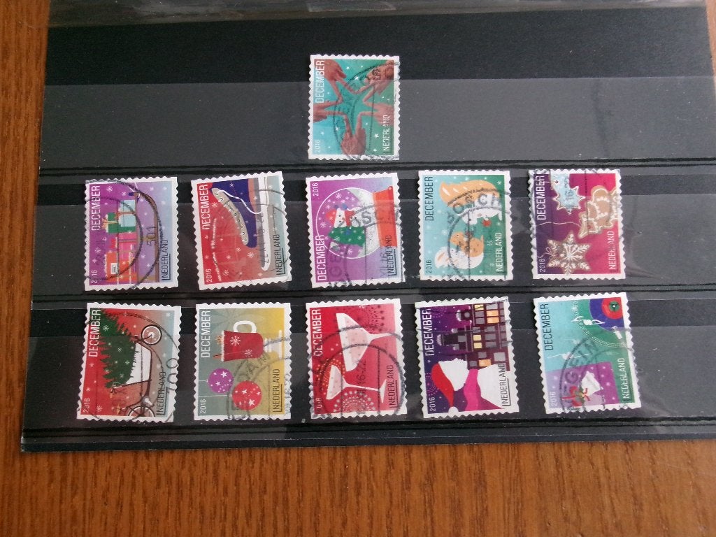 2016 - decemberzegels (538f), Verzenden, Gestempeld