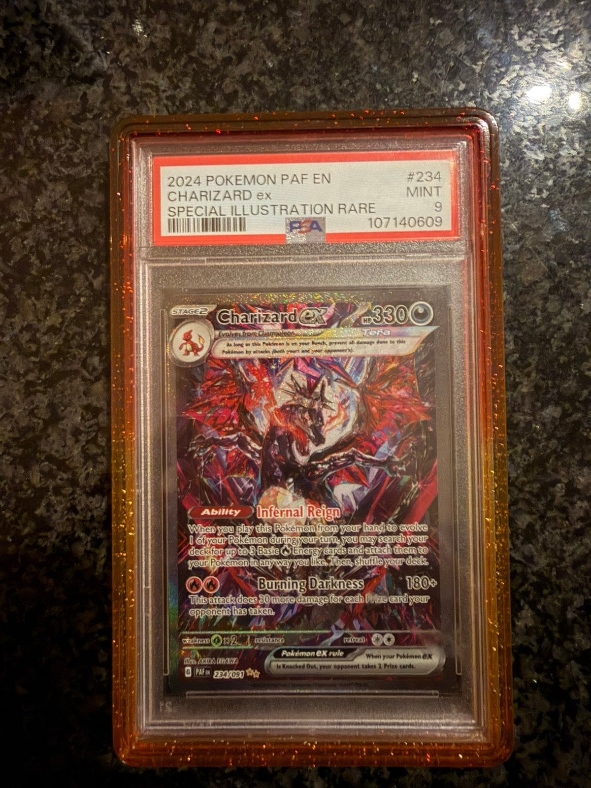 Charizard EX PSA 9, Ophalen, Zo goed als nieuw