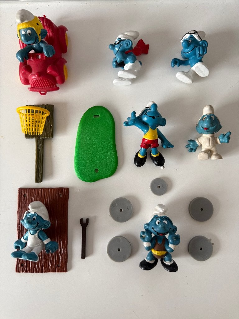 Diverse smurfen (incompleet), Verzamelen, Ophalen of Verzenden, Gebruikt, Overige Smurfen, Poppetje, Figuurtje of Knuffel