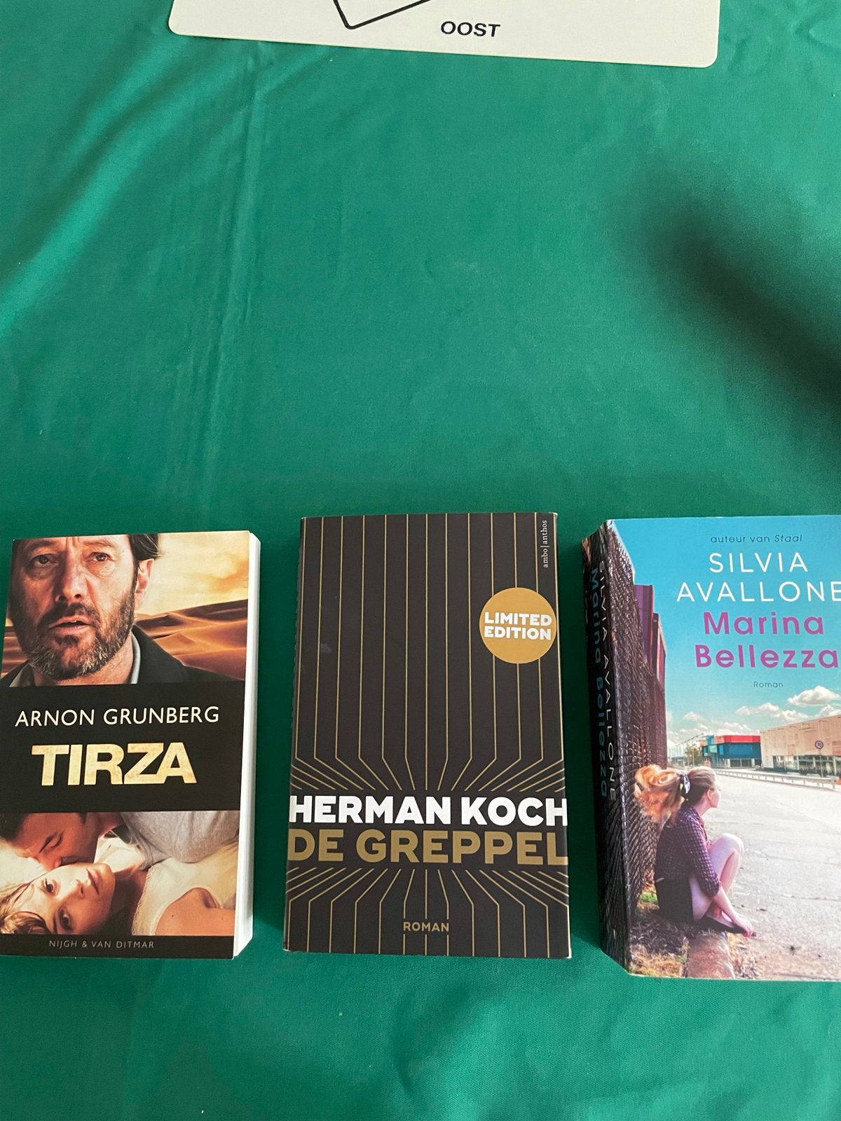 3 Romans: De Greppel, Tirza, Marina Bellezza, Boeken, Ophalen, Gelezen, Nederland