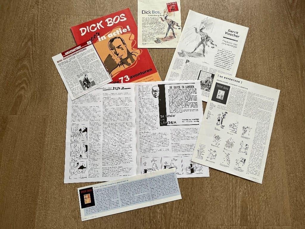 Dick Bos - verzameling knipsels, Eén stripboek, Ophalen of Verzenden, Nieuw
