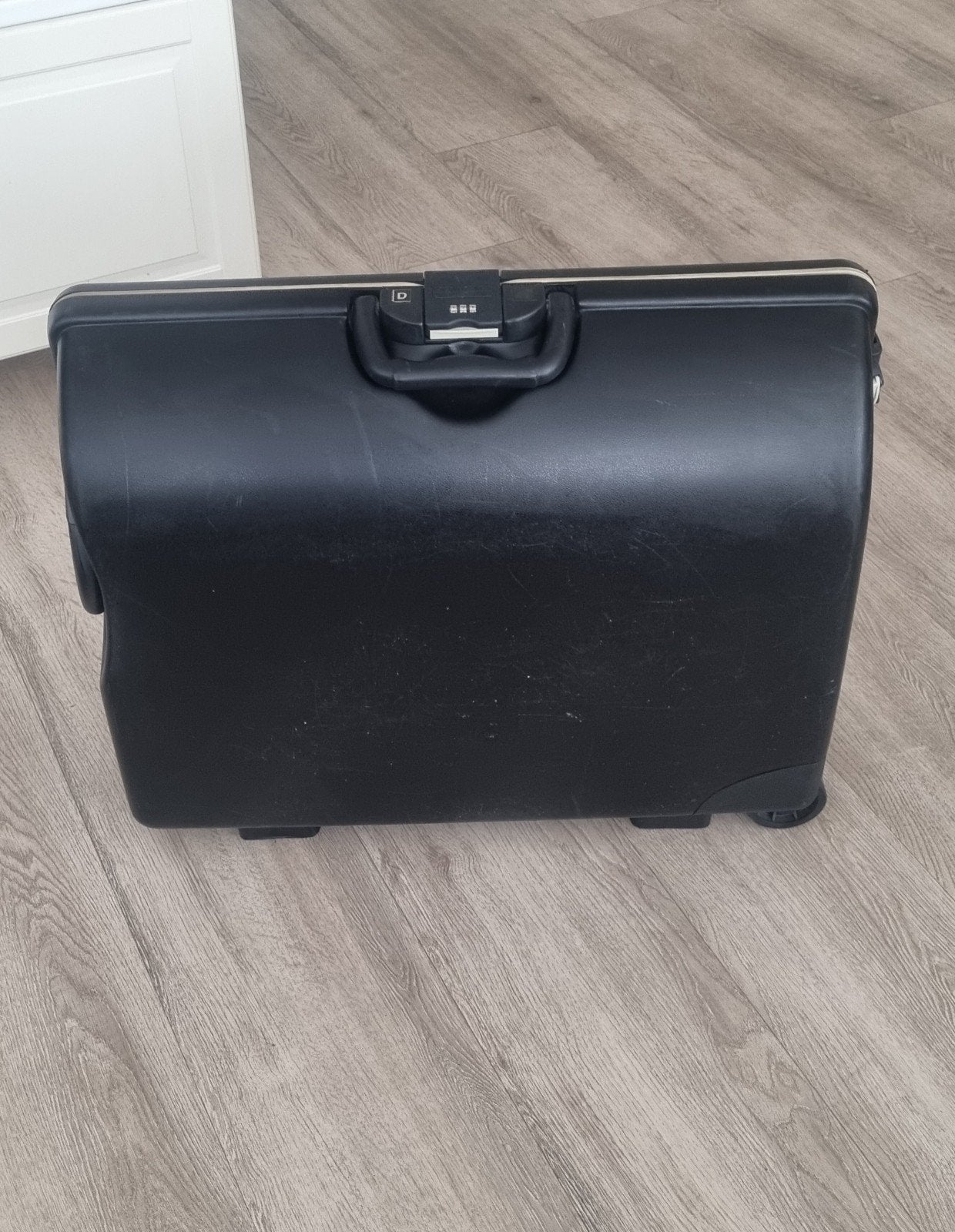 Saxoline koffer, Sieraden, Tassen en Uiterlijk, Koffers, Gebruikt, Hard kunststof, 45 tot 55 cm, Wieltjes
