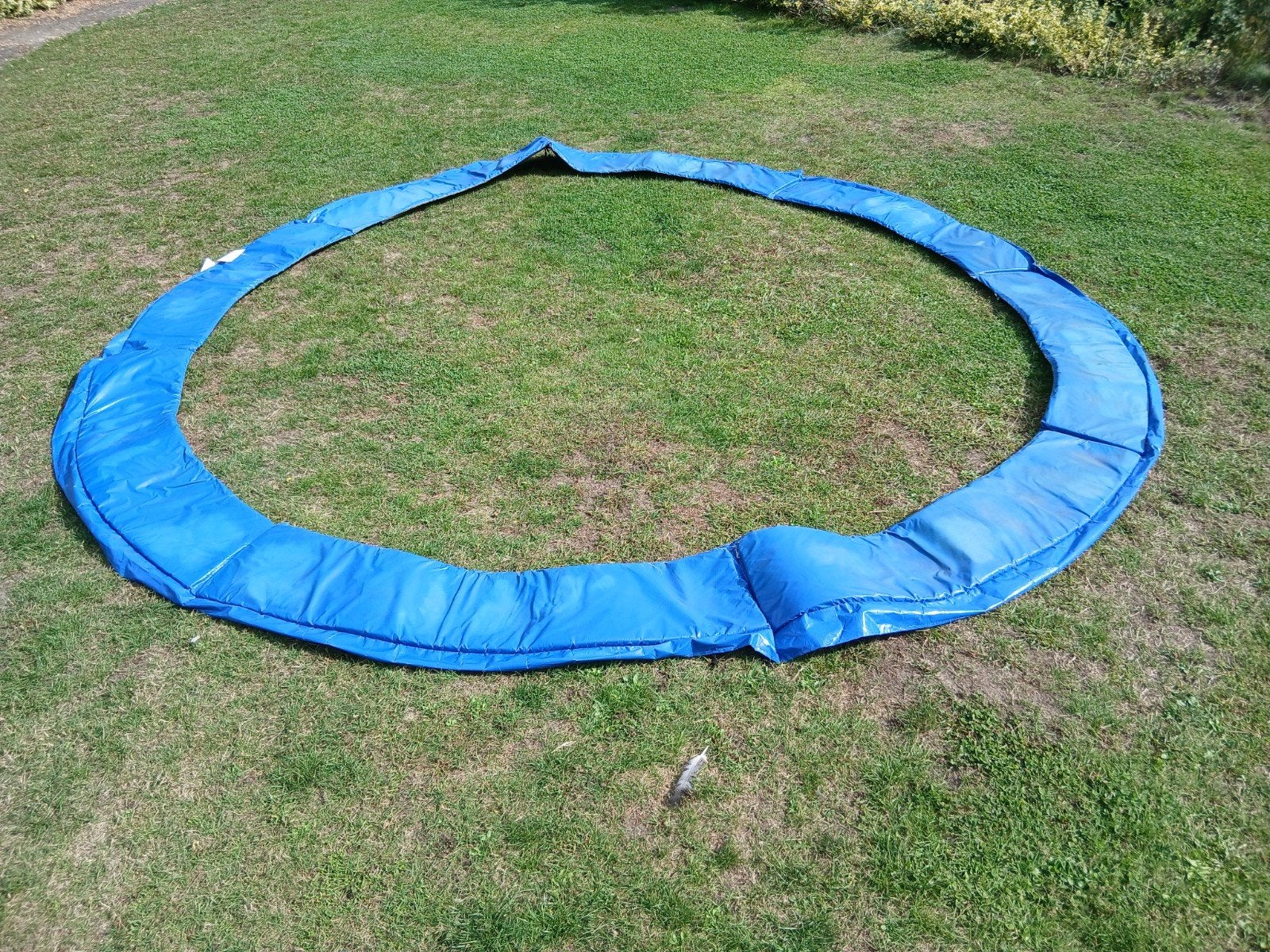 Blauwe trampoline rand 3.60 meter, Ophalen, Gebruikt