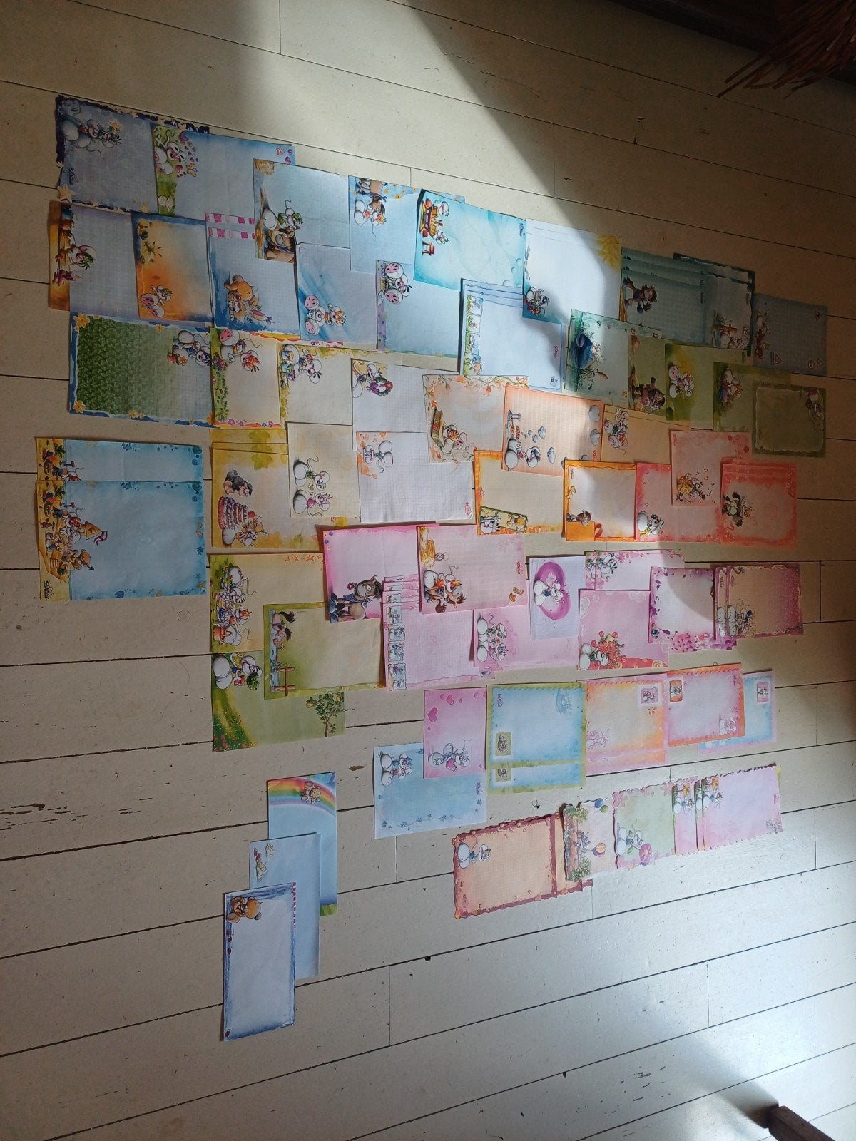 Grote collectie Diddl briefpapier en enveloppen (91 stuks), Verzamelen, Ophalen of Verzenden