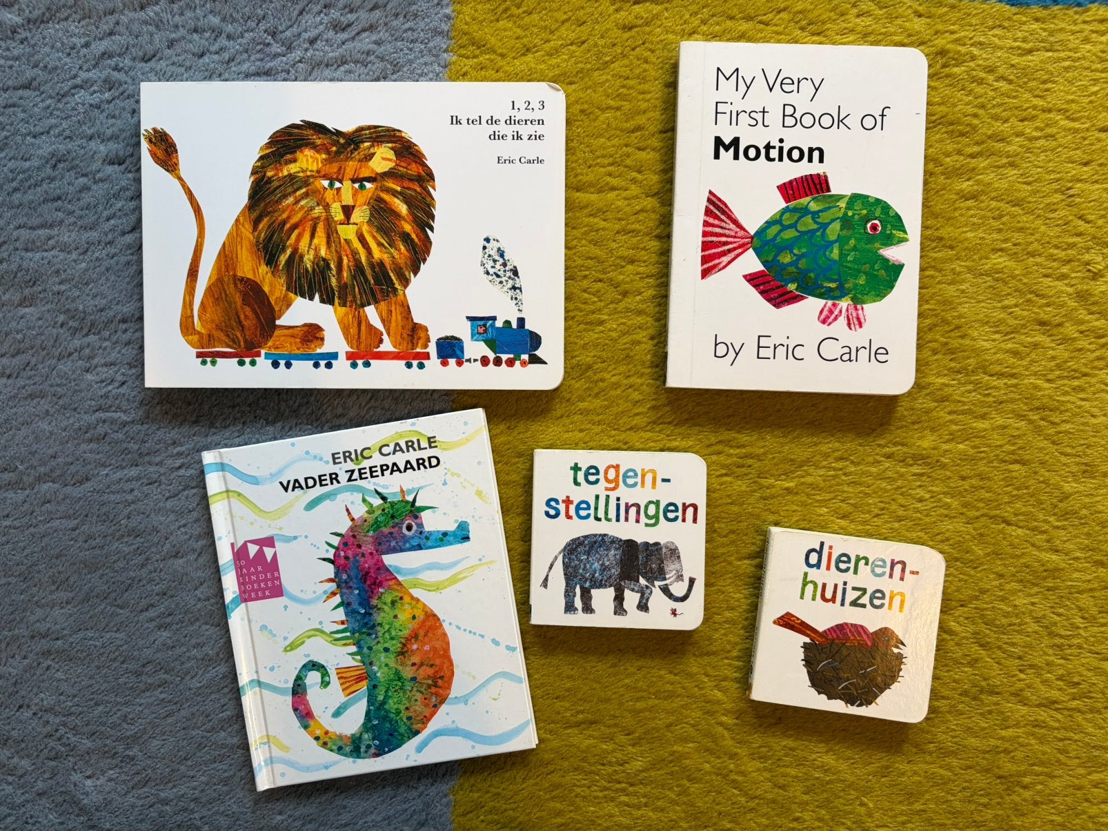 Set van 5 Boeken Eric Carle, Boeken, Ophalen of Verzenden, Gelezen, Fictie algemeen