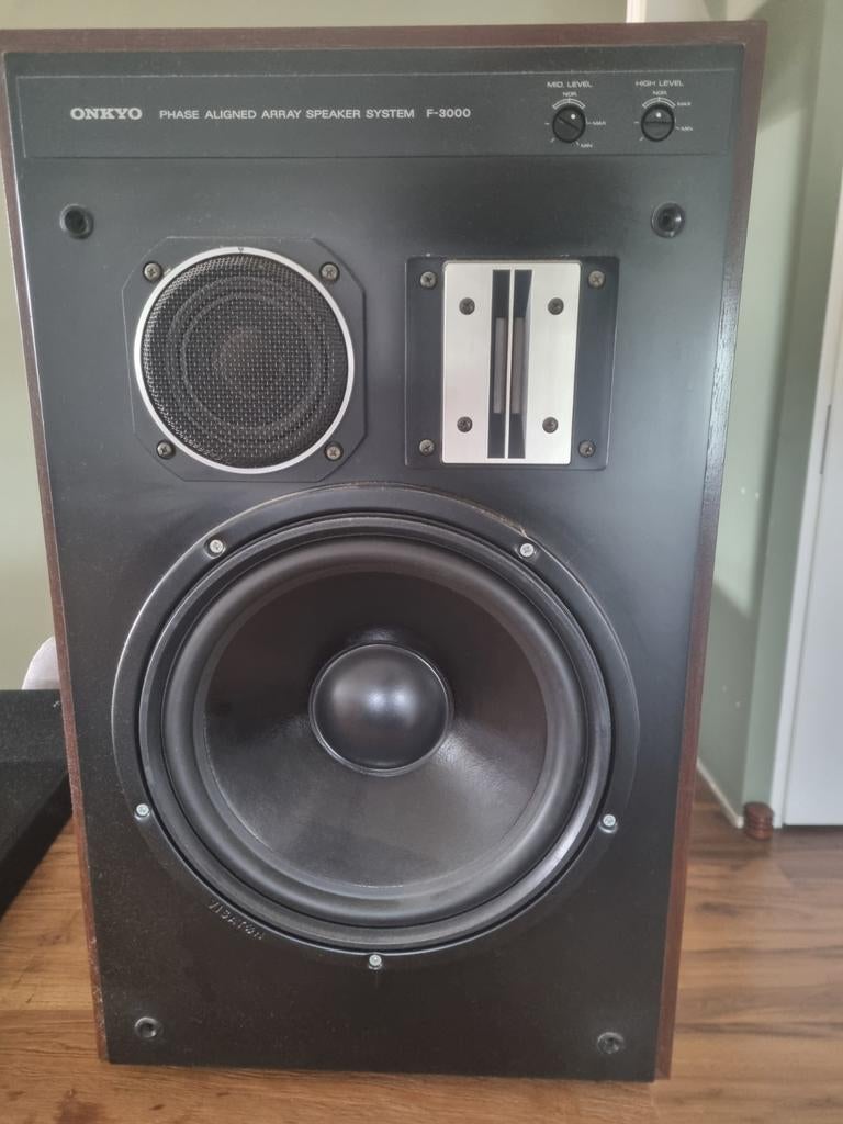 Onkyo F-3000 speakers, Audio, Tv en Foto, Gebruikt, 60 tot 120 watt, Front, Rear of Stereo speakers, Ophalen