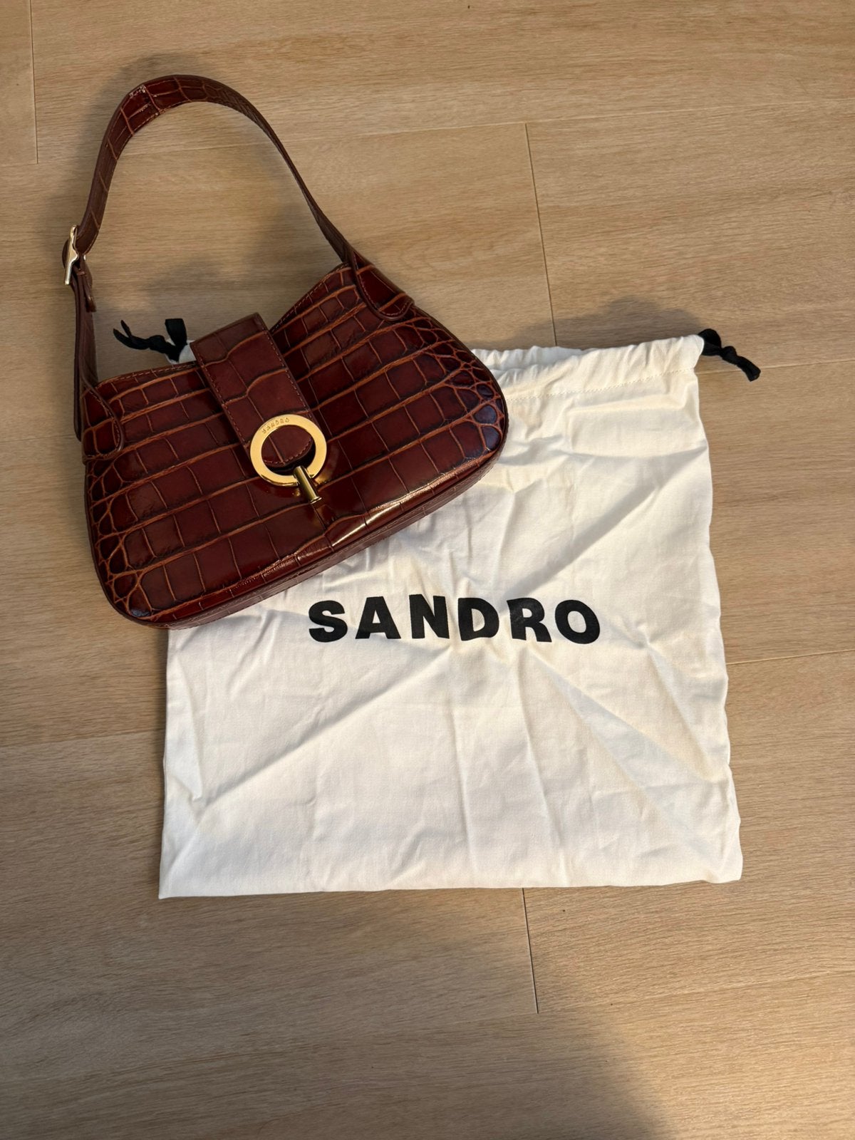 Sandro tas, Sieraden, Tassen en Uiterlijk, Tassen | Damestassen, Ophalen of Verzenden, Zo goed als nieuw, Zwart