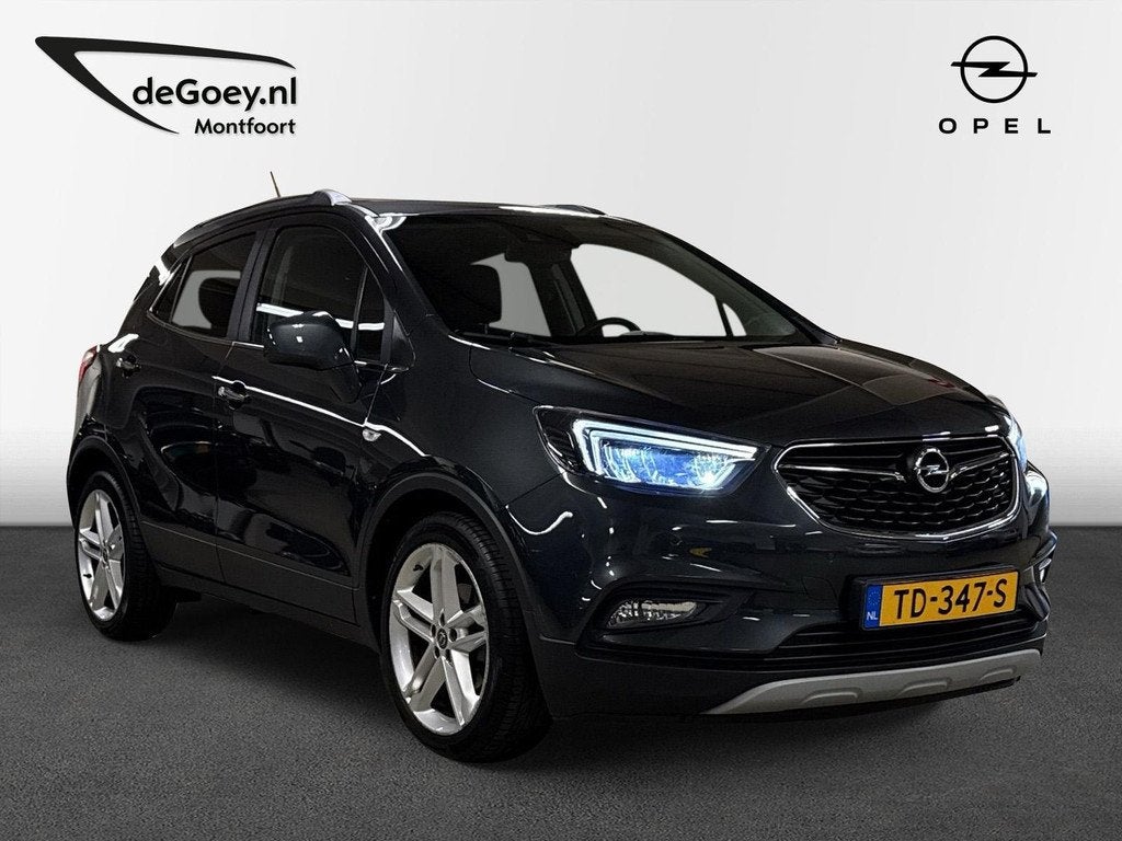 Opel Mokka X 1.4 Turbo Black Edition, Auto's, Opel, Voorwielaandrijving, 12 maanden, Stof, Gebruikt