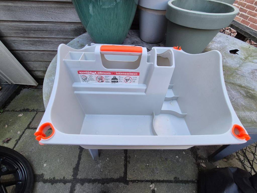NETTE LADDERCADDY ( EMMER ), Doe-het-zelf en Verbouw, Ladders en Trappen, Ophalen of Verzenden, Zo goed als nieuw, Ladder, Minder dan 2 meter