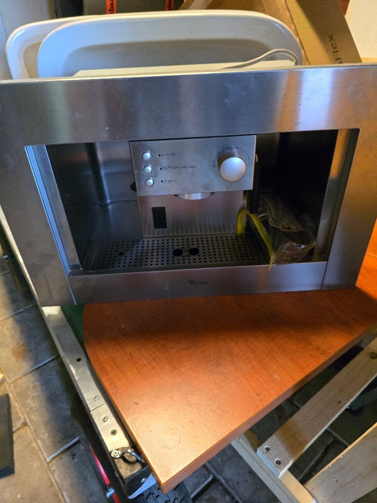 Espresso apparaat inbouw, Witgoed en Apparatuur, Koffiezetapparaten, Ophalen, Espresso apparaat, Gemalen koffie, 2 tot 4 kopjes