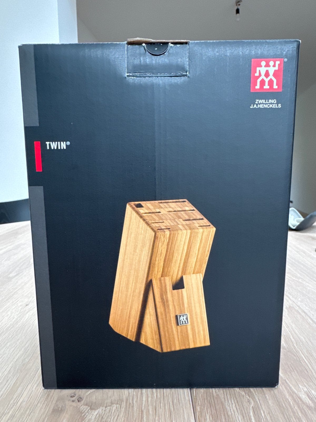 Zwilling Twin messenblok hout - Nieuw in doos, Ophalen, Overige typen, Hout, Nieuw