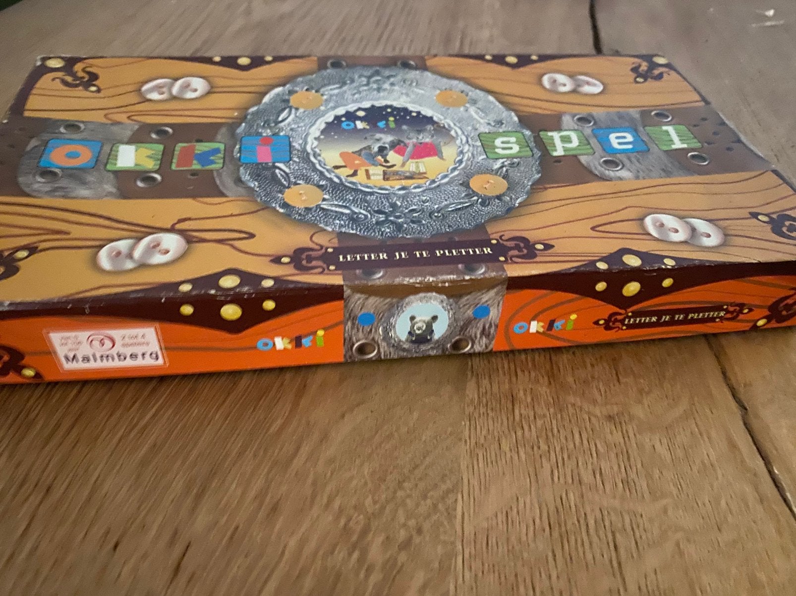 Vintage okki leerwoorden spel, Ophalen of Verzenden, Gebruikt