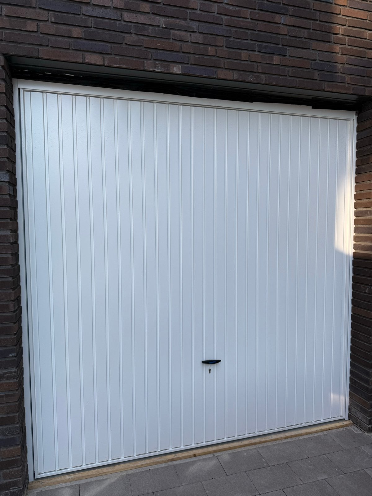 Novoferm Garagedeur - Wit, 237.5 x 237.5 cm, Doe-het-zelf en Verbouw, Deuren en Horren, Ophalen, Metaal, 120 cm of meer, 215 cm of meer