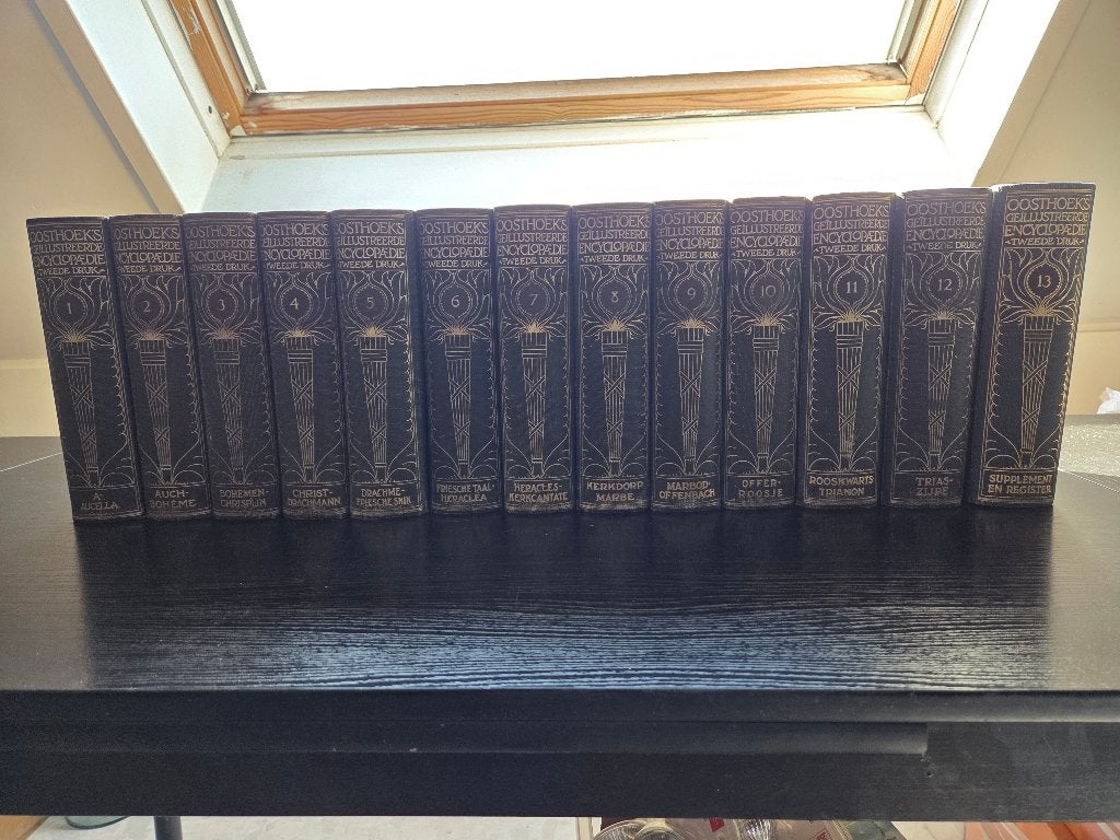 13 delen De Oosthoek-encyclopedie, Boeken, Encyclopedieën, Algemeen, Ophalen, Gelezen, Complete serie