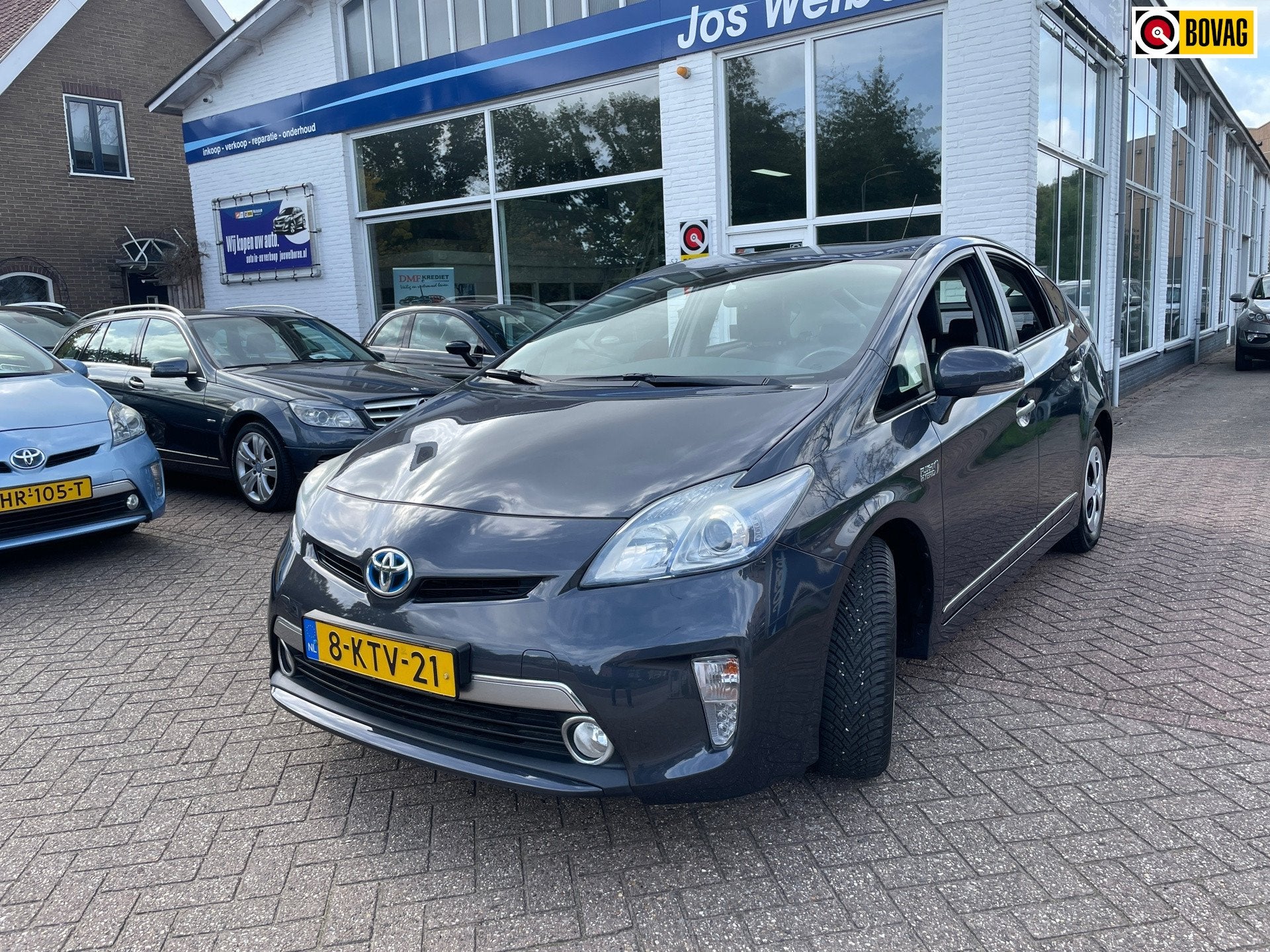 Toyota Prius 1.8 Plug-in Aspiration, Auto's, Stof, Gebruikt, Grijs, Prius