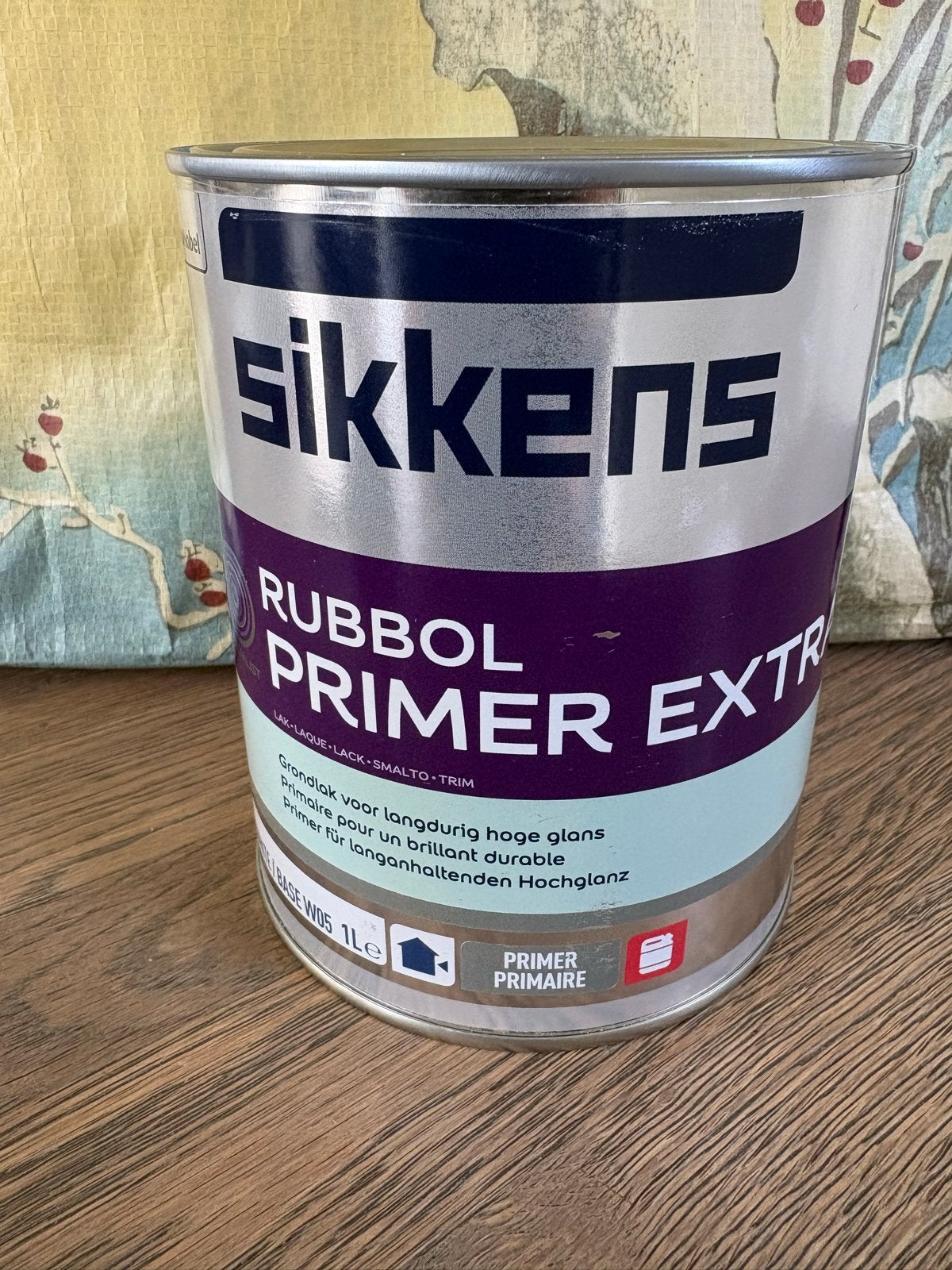 Sikkens Rubbol Primer Extra - 0,75  liter   kleur wit, Wit, Nieuw, Ophalen of Verzenden, Lak