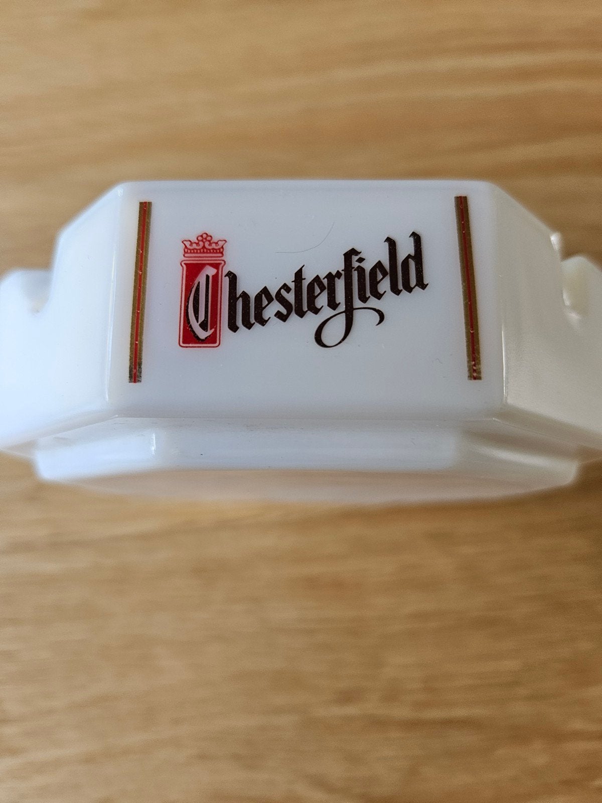 chesterfield  asbak, Verzamelen, Ophalen of Verzenden, Gebruikt, Asbak