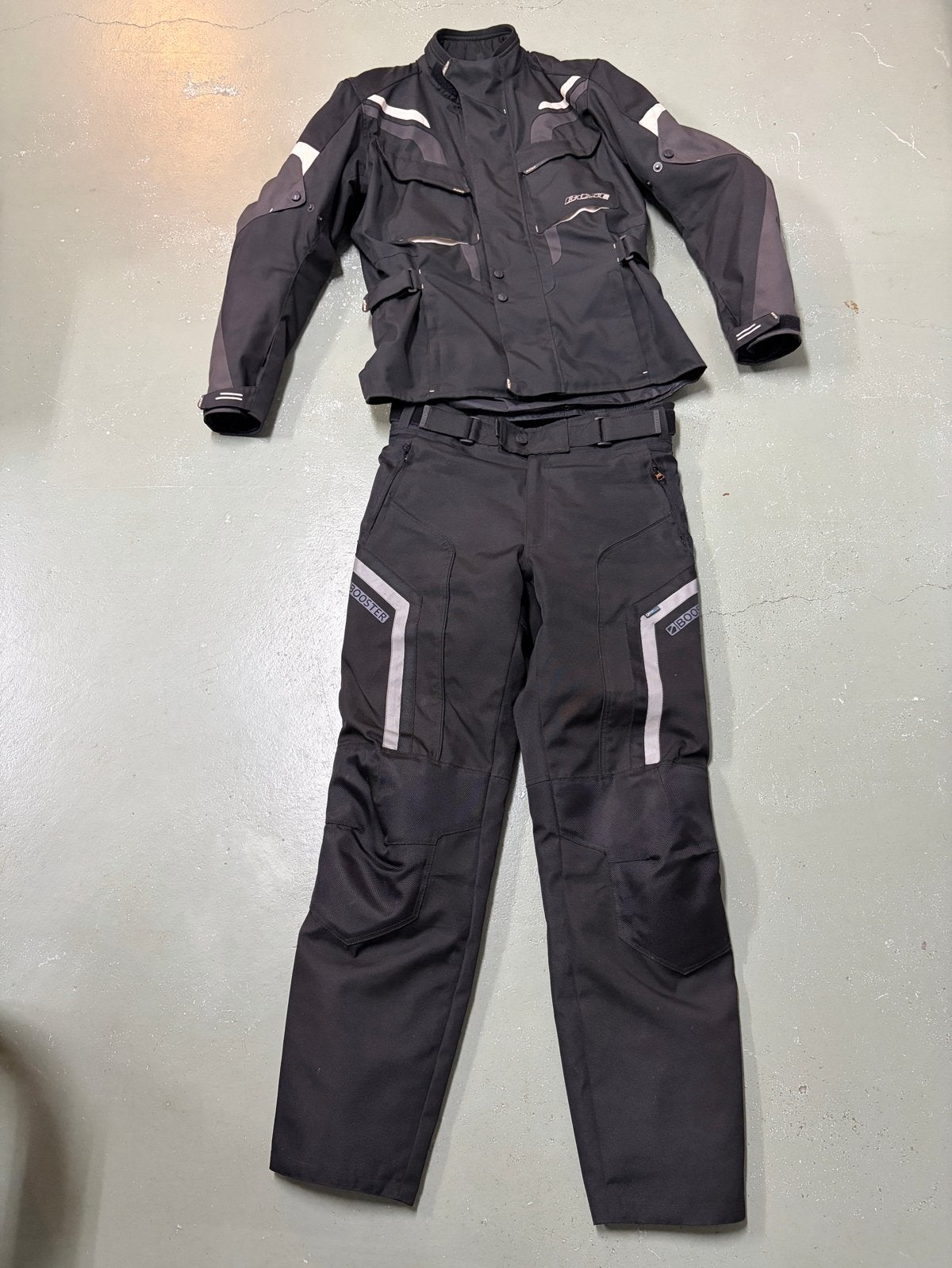 Motorpak: Büse Jas (XL/54) & Booster Broek (XL) - Waterdicht, Ophalen of Verzenden, Tweedehands, Heren, Jas | textiel