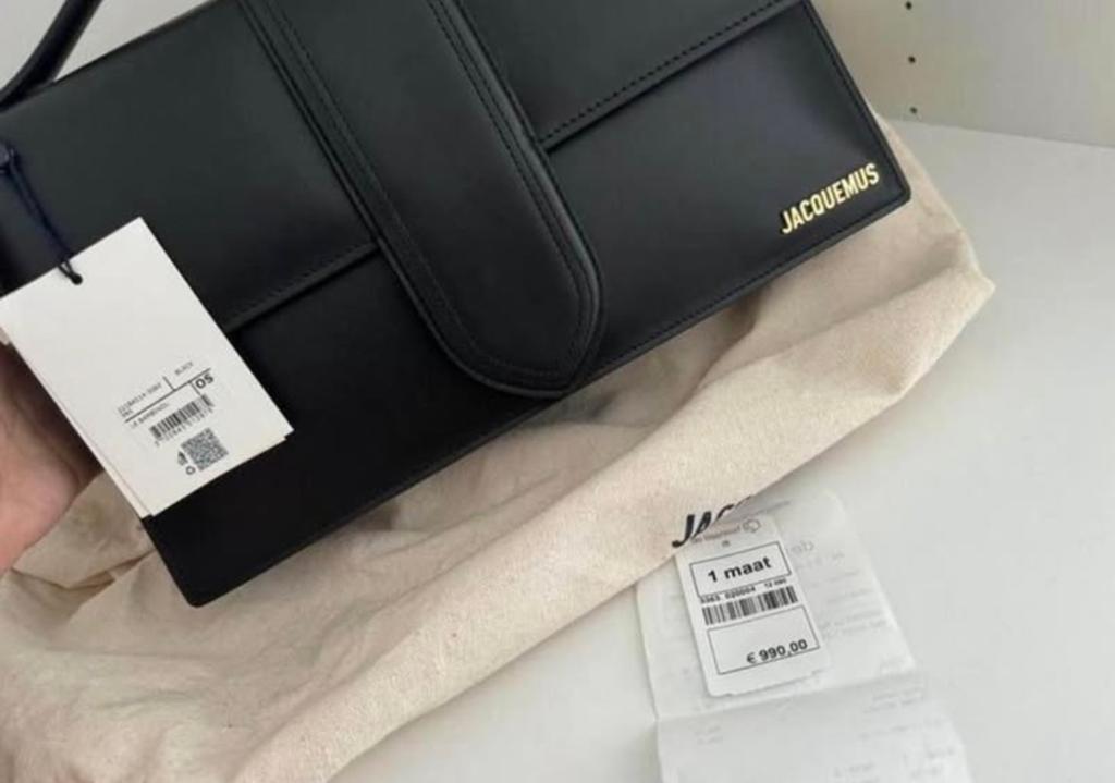 Nieuwe Jacquemus tas - Bon en prijskaartje aanwezig, Ophalen, Nieuw, Zwart, Handtas
