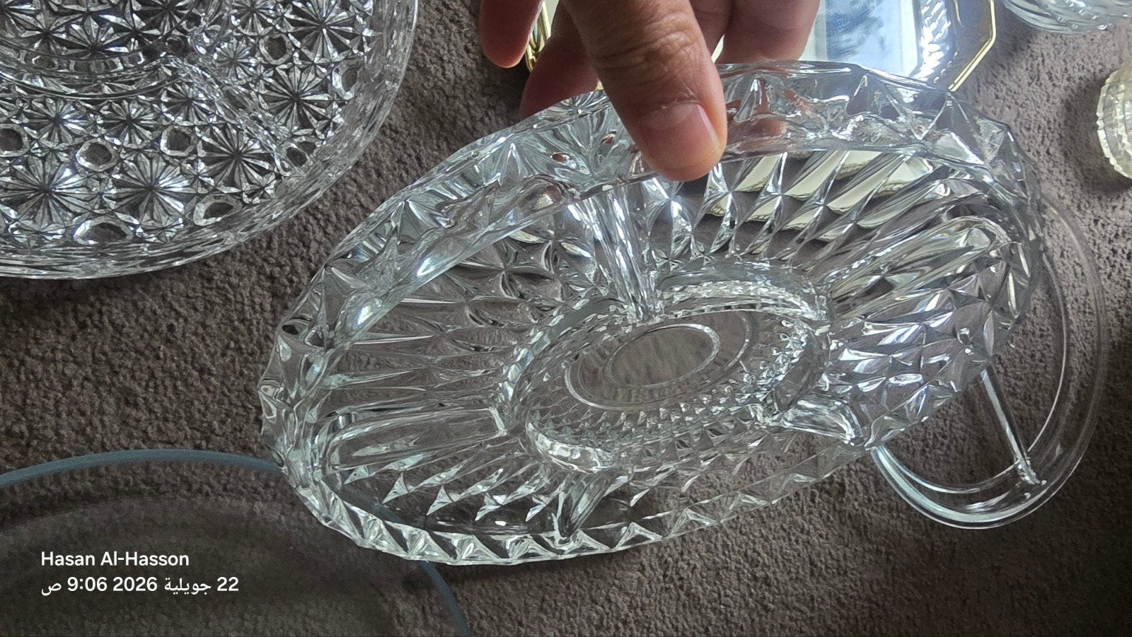 Diverse glazen schalen en serviesgoed, Antiek en Kunst, Ophalen of Verzenden