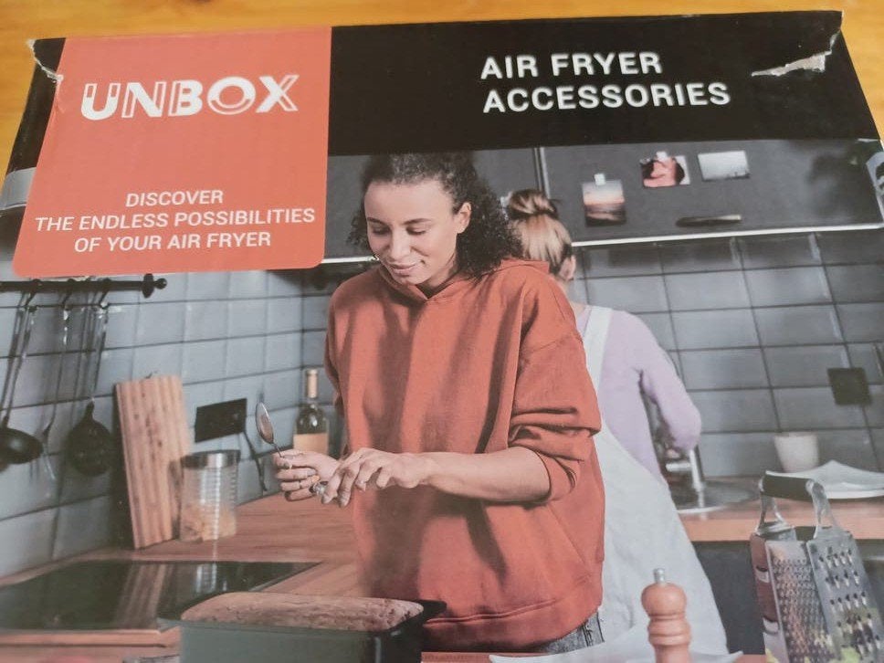 Airfryer Accessoires Set  Bakvorm en Rekje, Ophalen of Verzenden, Nieuw