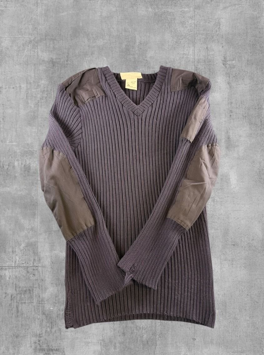 Blauwe Woolly Pully wollen trui heren maat XL, Bayline Vintage Trading, Maat 56/58 (XL), Nassausingel 26, 4811 DG Breda, Nederland