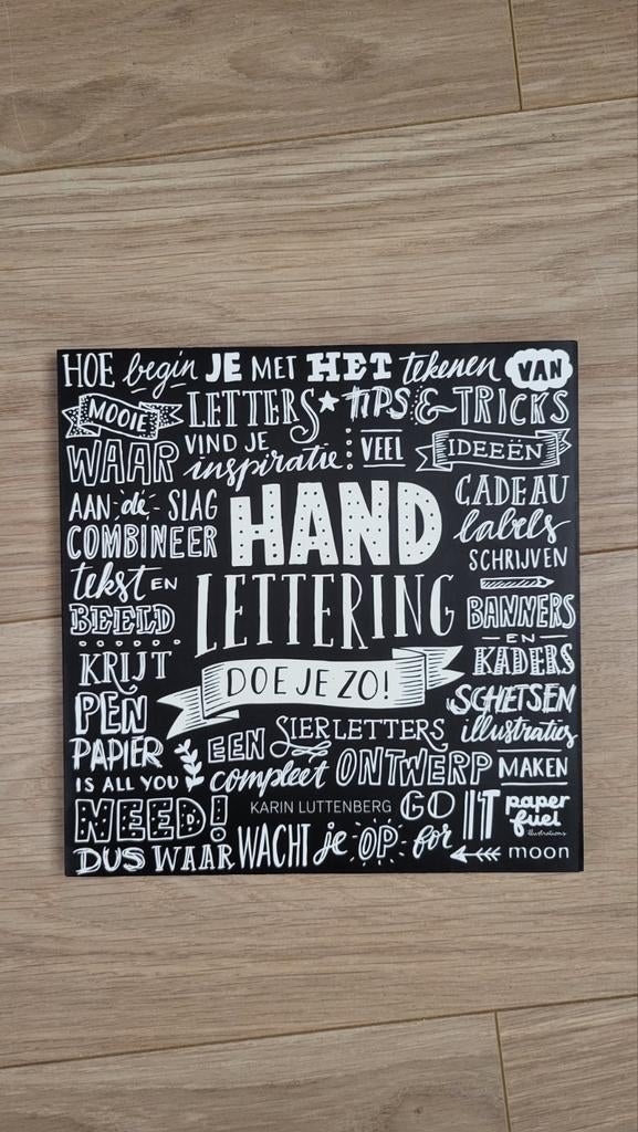 Karin Luttenberg - Handlettering doe je zo!, Ophalen of Verzenden, Zo goed als nieuw, Karin Luttenberg