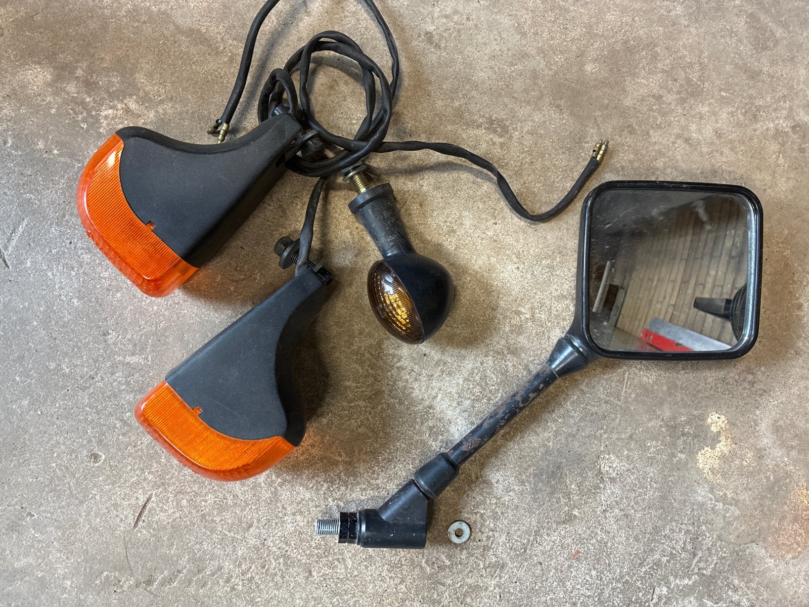 Linker spiegel en knipperlichten Yamaha Diversion, Ophalen of Verzenden, Gebruikt