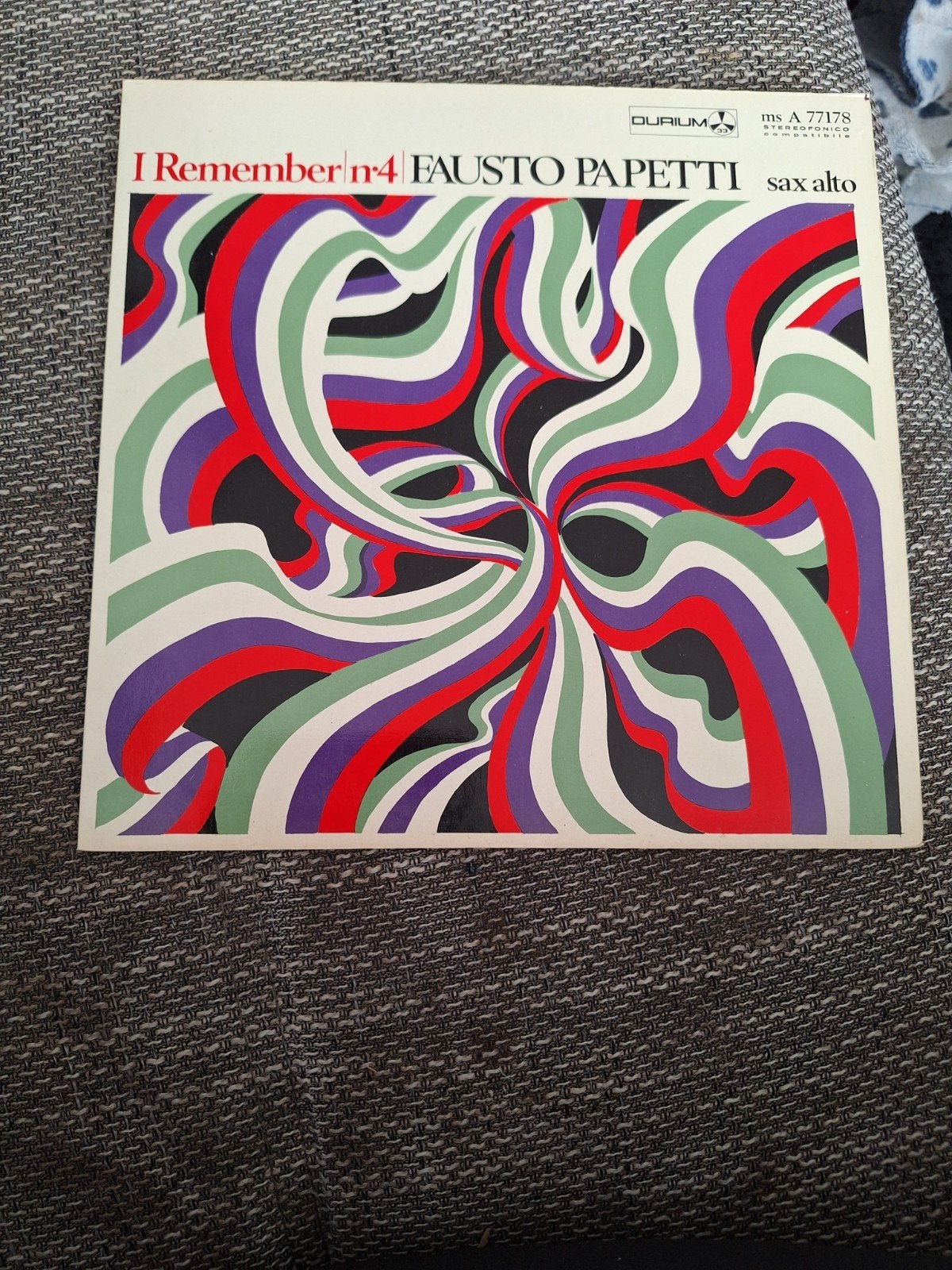 Fausto Papetti - I Remember n4 (Sax Alto) LP Vinyl, LP, Gebruikt, Overige genres, Ophalen of Verzenden