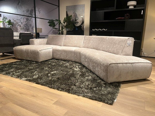 Sevn Elise Hoekbank - 296x240 cm met 45 graden hoek, Ophalen, Melanie Bezemer, 250 tot 300 cm, Sommelsdijkse haven 19