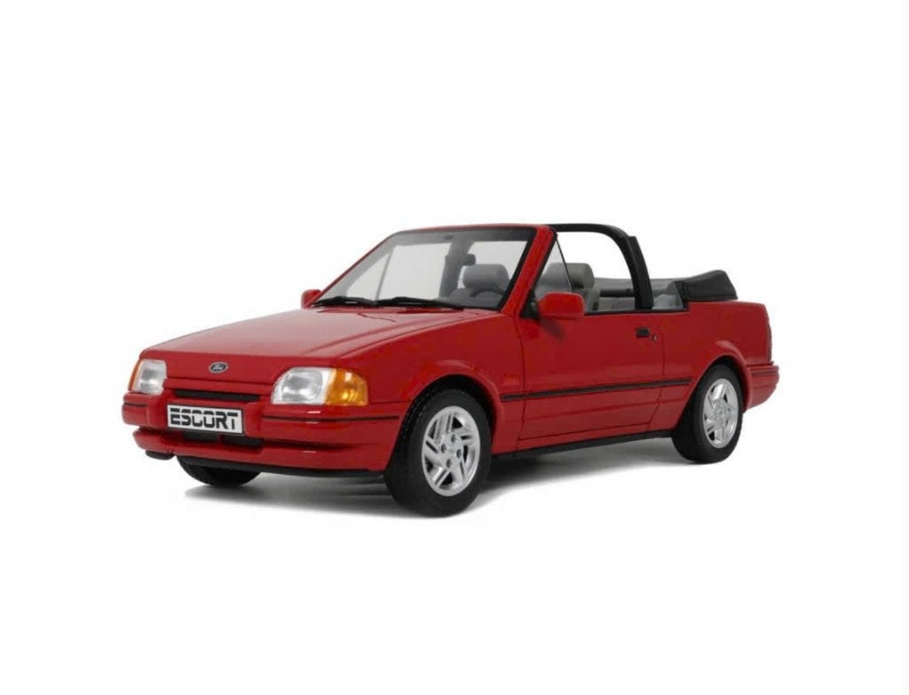 Ford Escort Mk4 XR3i Cabrio Rood 1986 1/18 OTTO ref. OT1254, Verzenden, Nieuw, Auto, OttOMobile