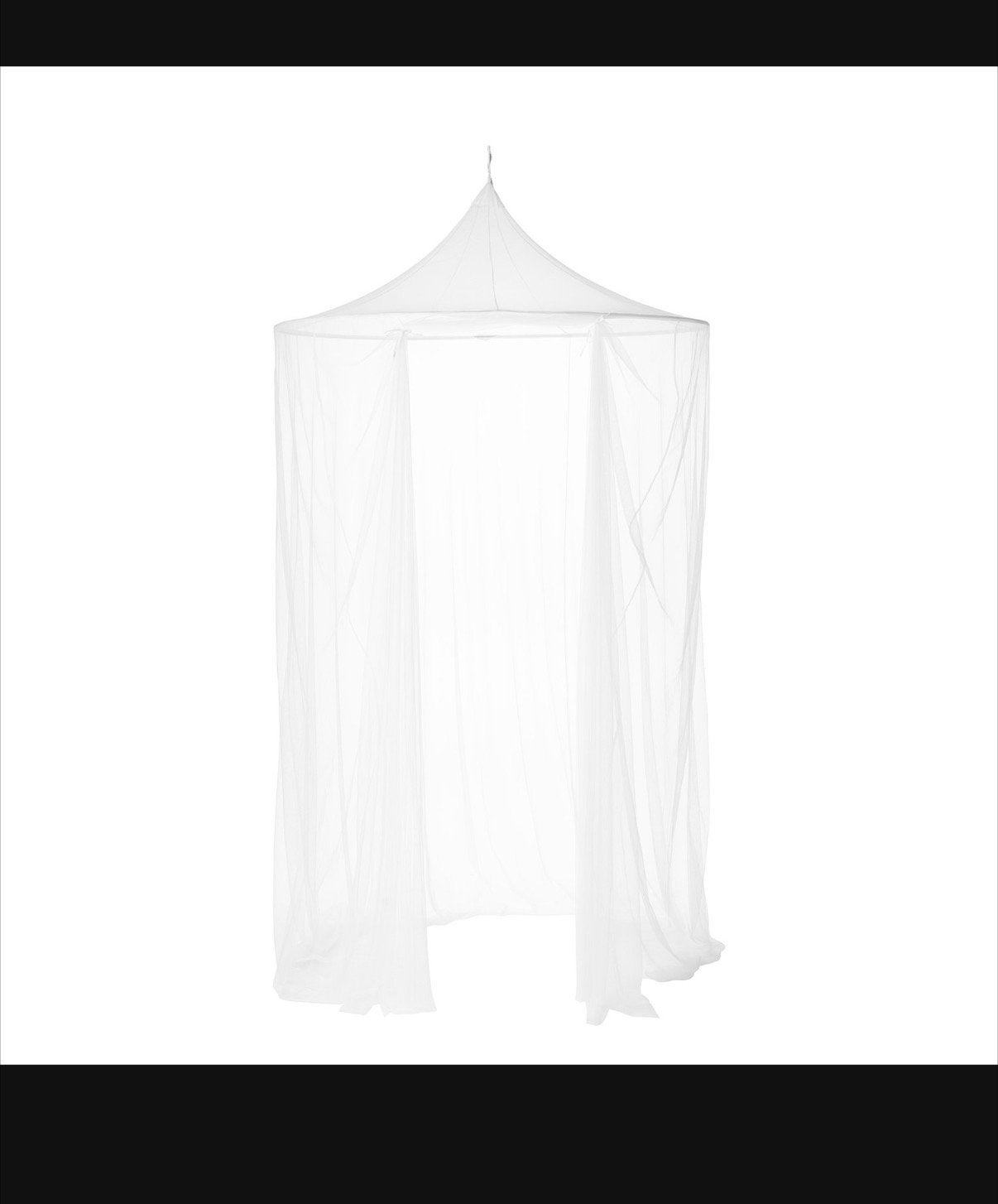 Muggennet / Klamboe voor bed - Wit SOLIG Ikea, Ophalen, Nieuw, 180 cm of meer, 100 cm of meer