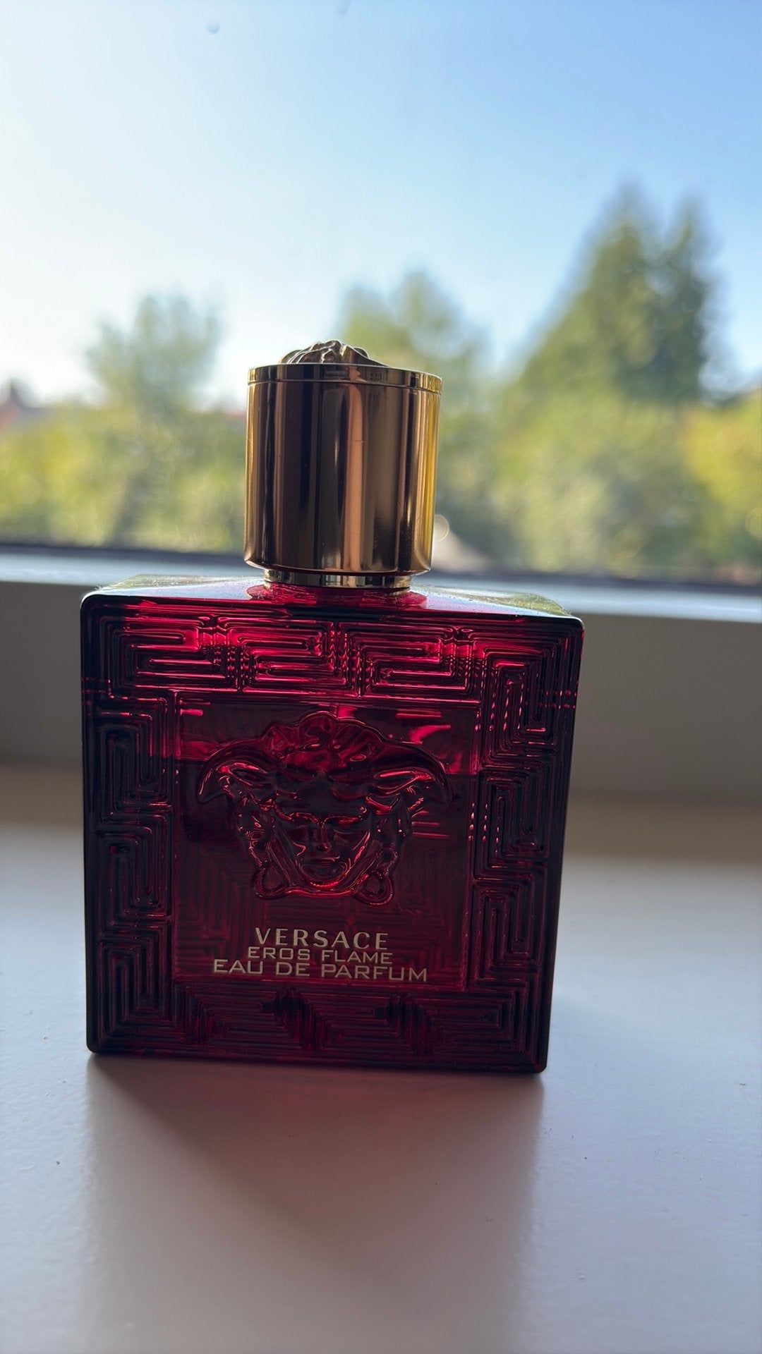 Versace eros flame, Verzenden, Zo goed als nieuw