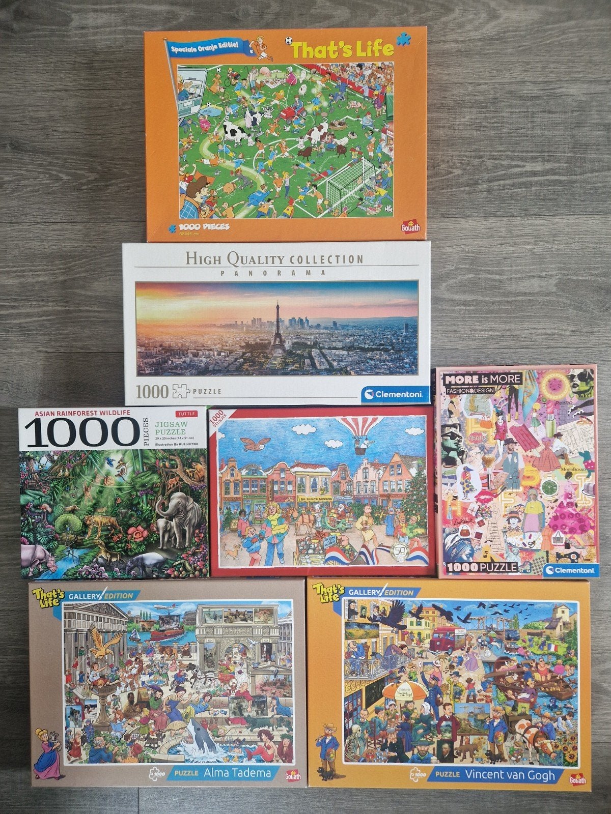Diverse Legpuzzels - 1000 stukjes - (5 euro per stuk), Ophalen, 500 t/m 1500 stukjes, Gebruikt, Legpuzzel