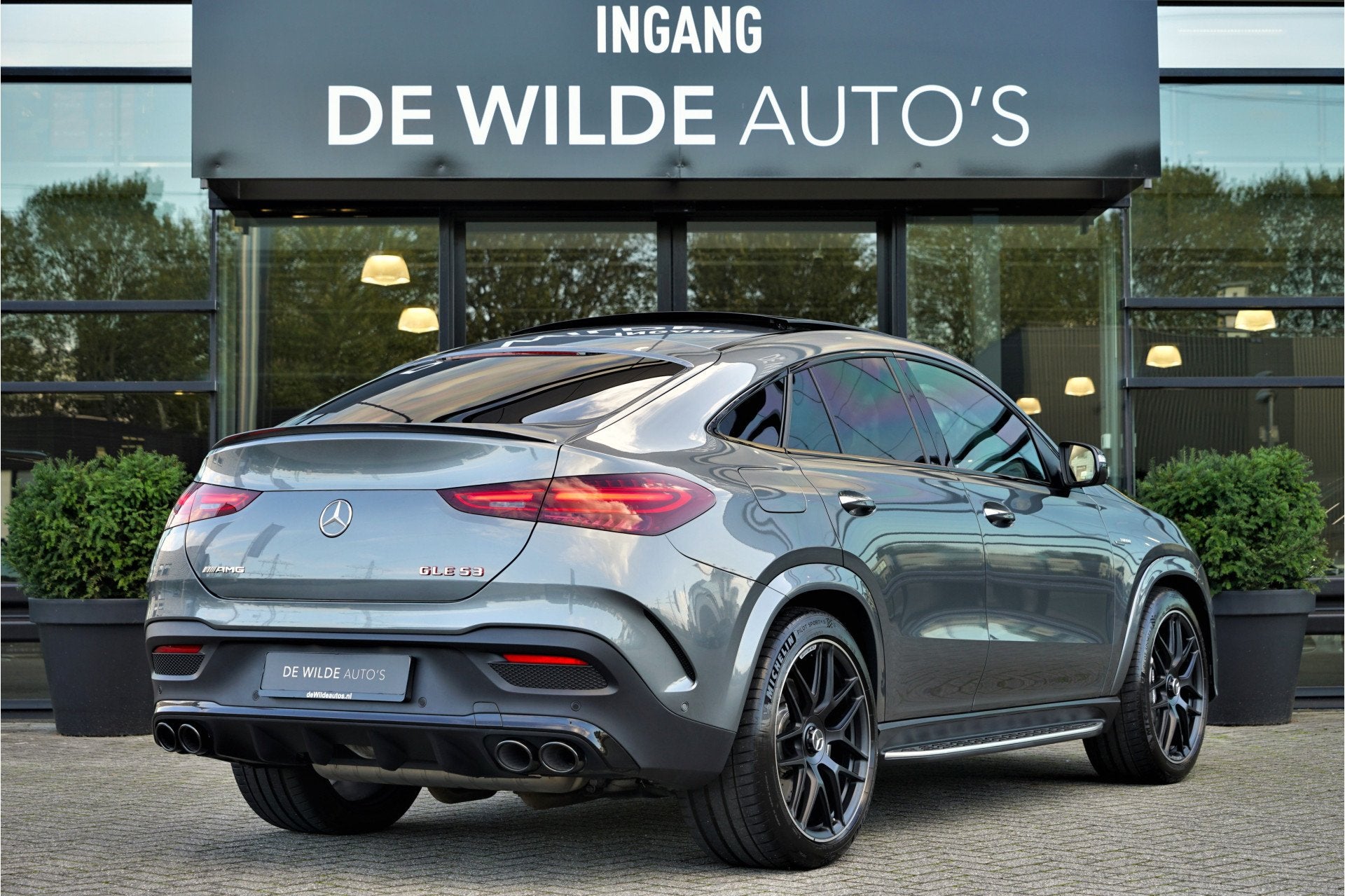 Mercedes-Benz GLE Coupé AMG 53 Hybrid 4MATIC 544pk Pano Sto, Auto's, Gebruikt, Zwart, Bedrijf, GLE Coupé