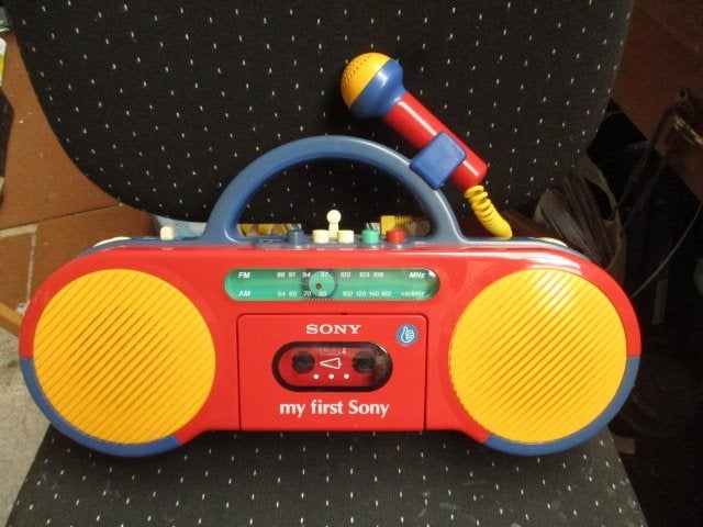 My first sony, radio, cass. met microfoon, Ophalen of Verzenden, Audio en Video