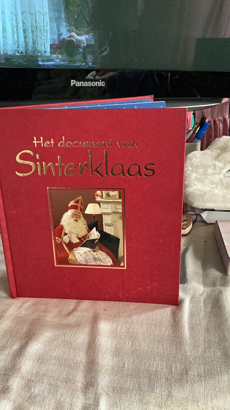 Het document van sinterklaas boek, Verzenden, Zo goed als nieuw