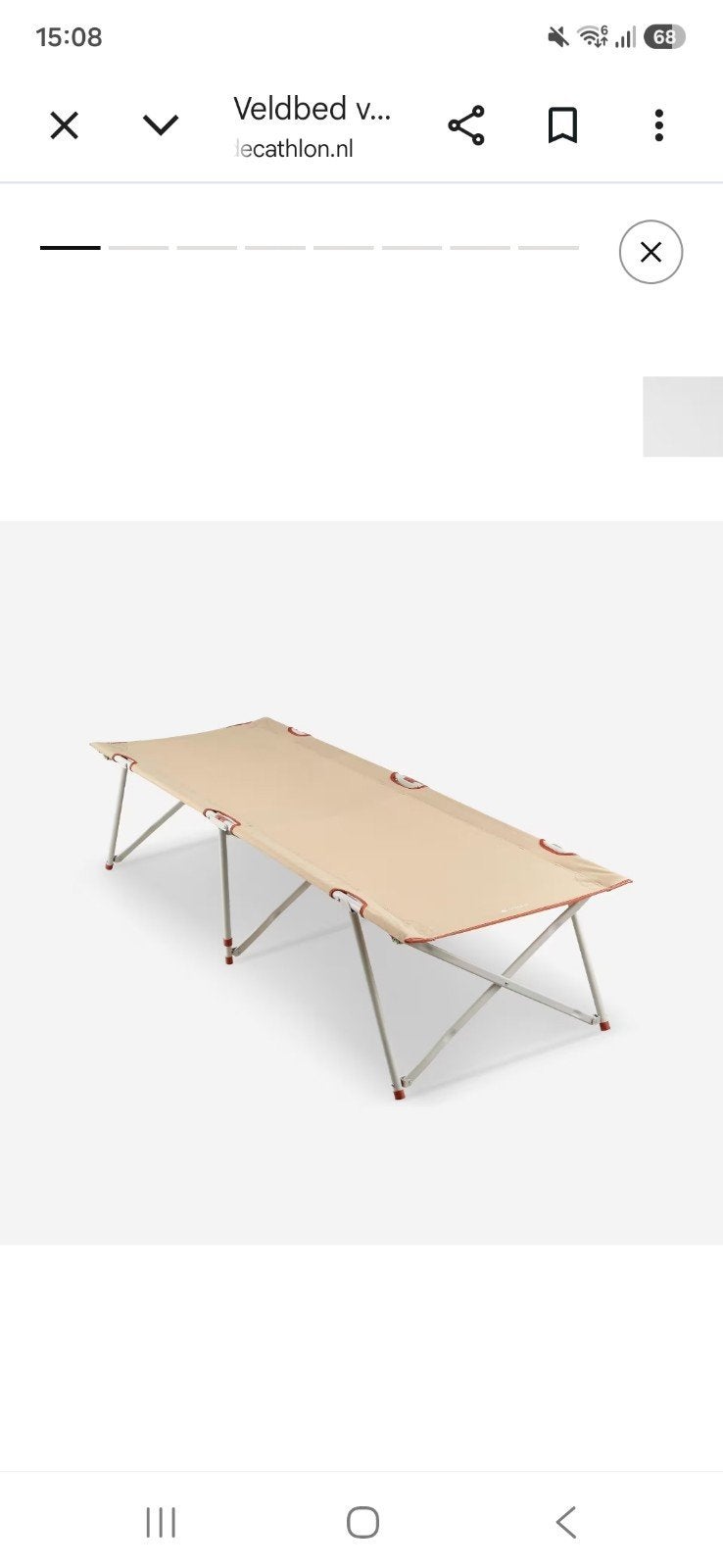 stretcher decathlon, Ophalen, Zo goed als nieuw, Overige