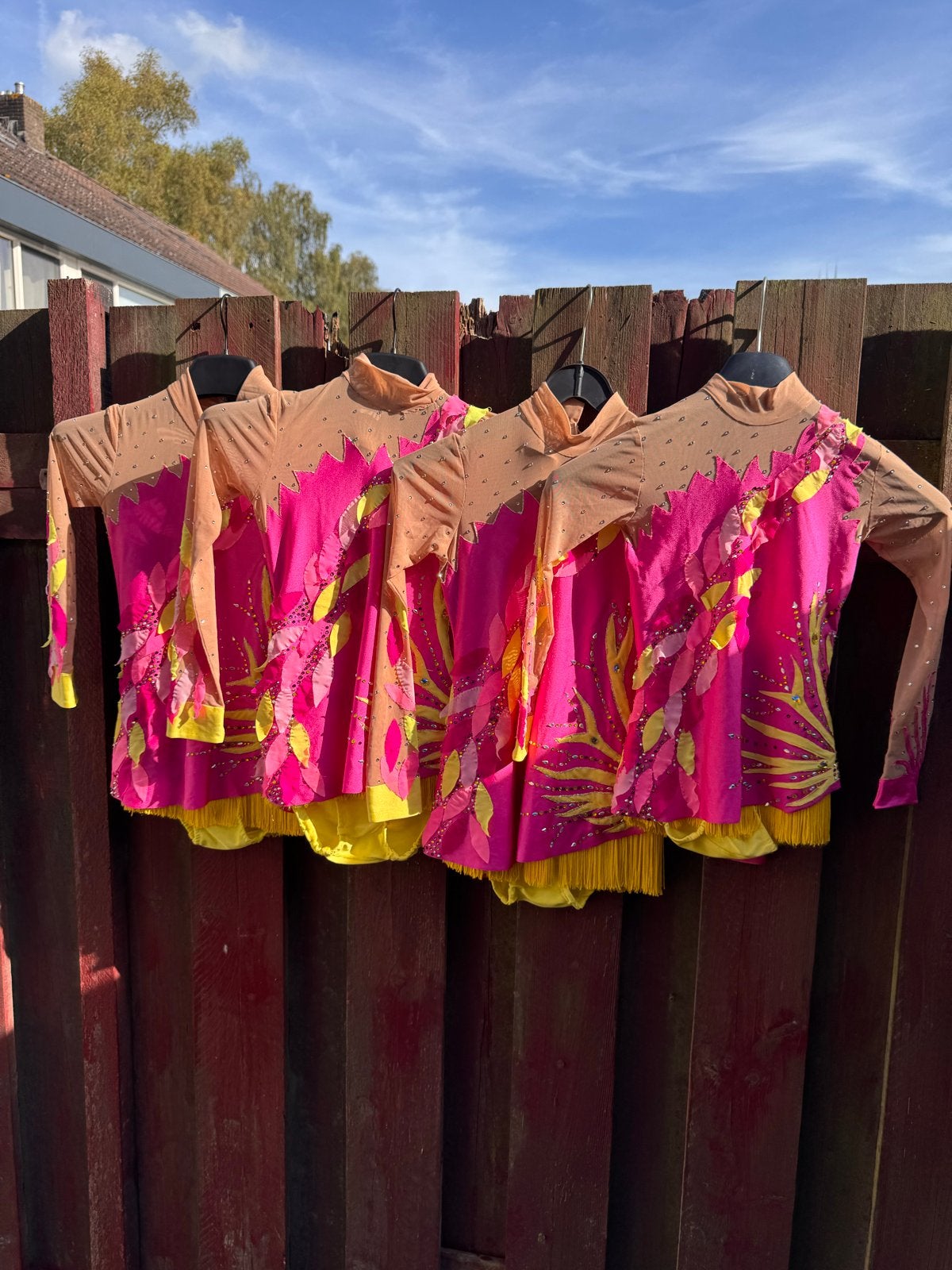 Leotard, ritmische gymnastiek, twirlen, acro, kunstschaatsen, Verzenden, Zo goed als nieuw