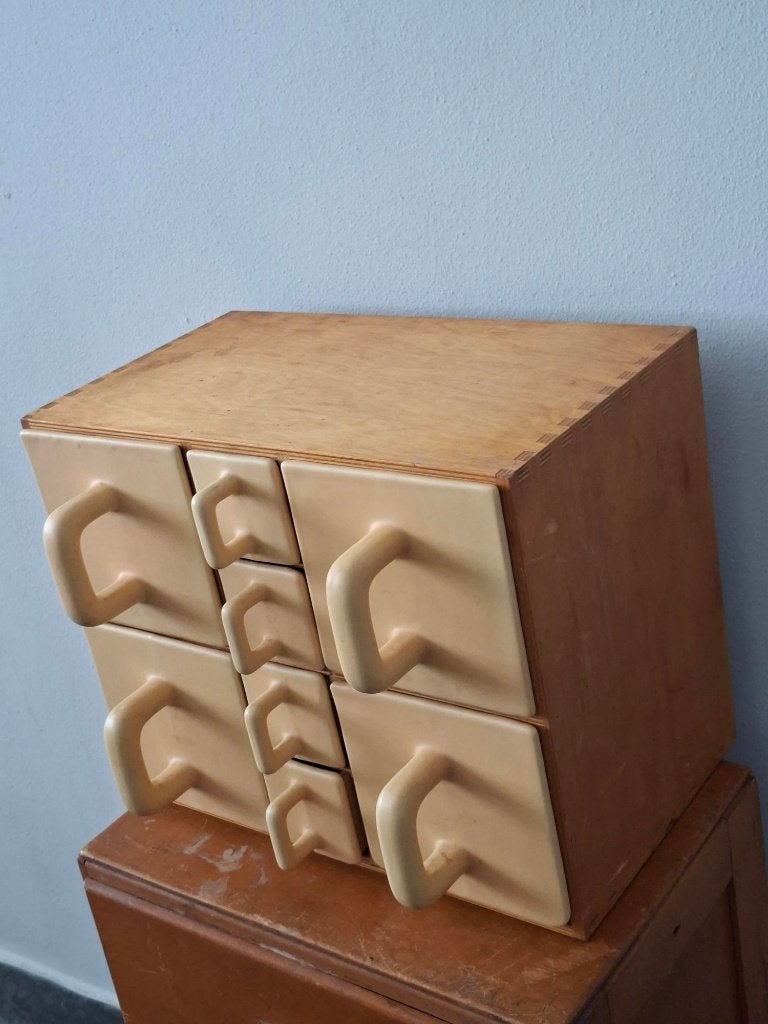 retro keukenkastje voorraadkastje keramiek laadjes brocante, Ophalen, Huis en Inrichting